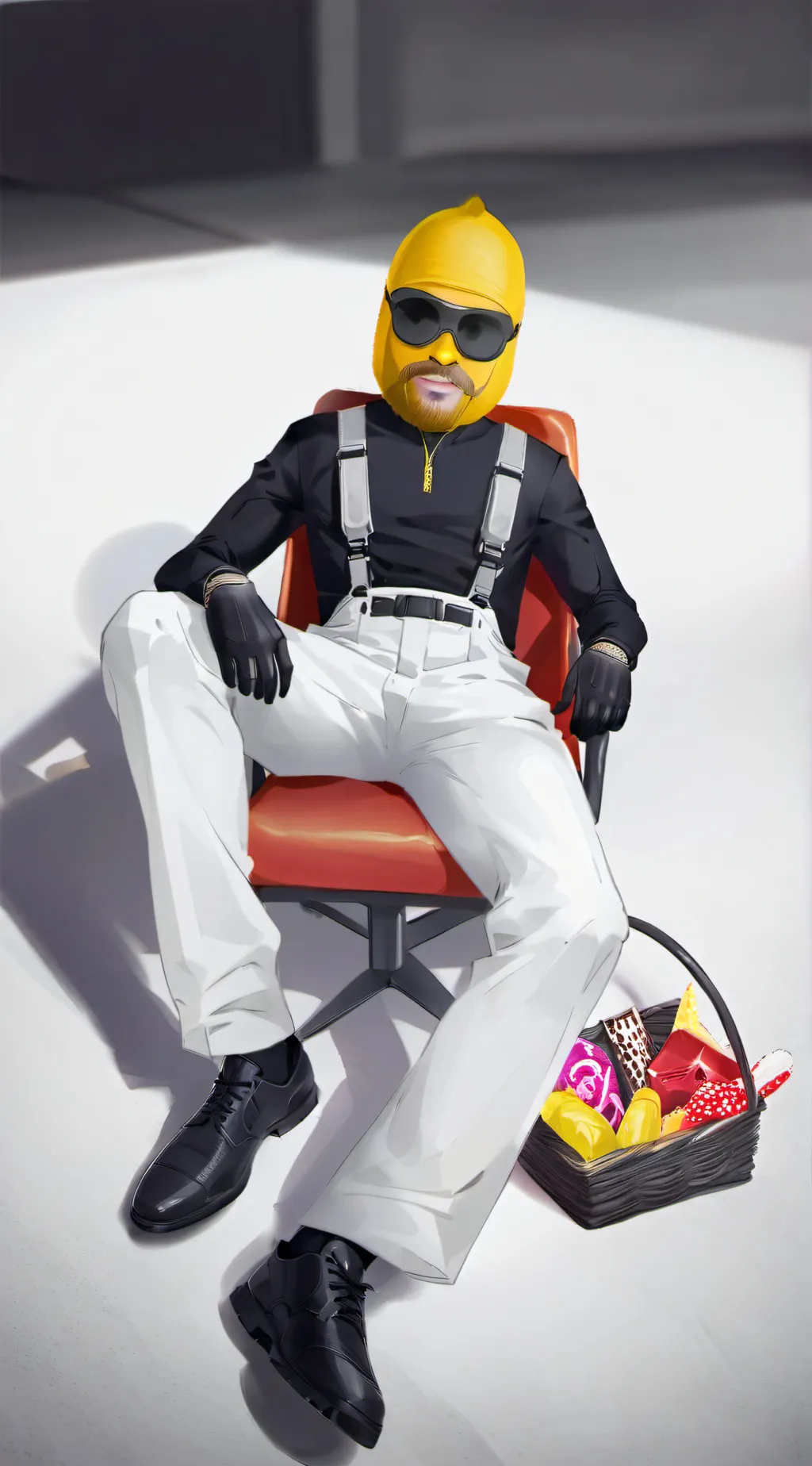 ai character: Contemplative Bro  background