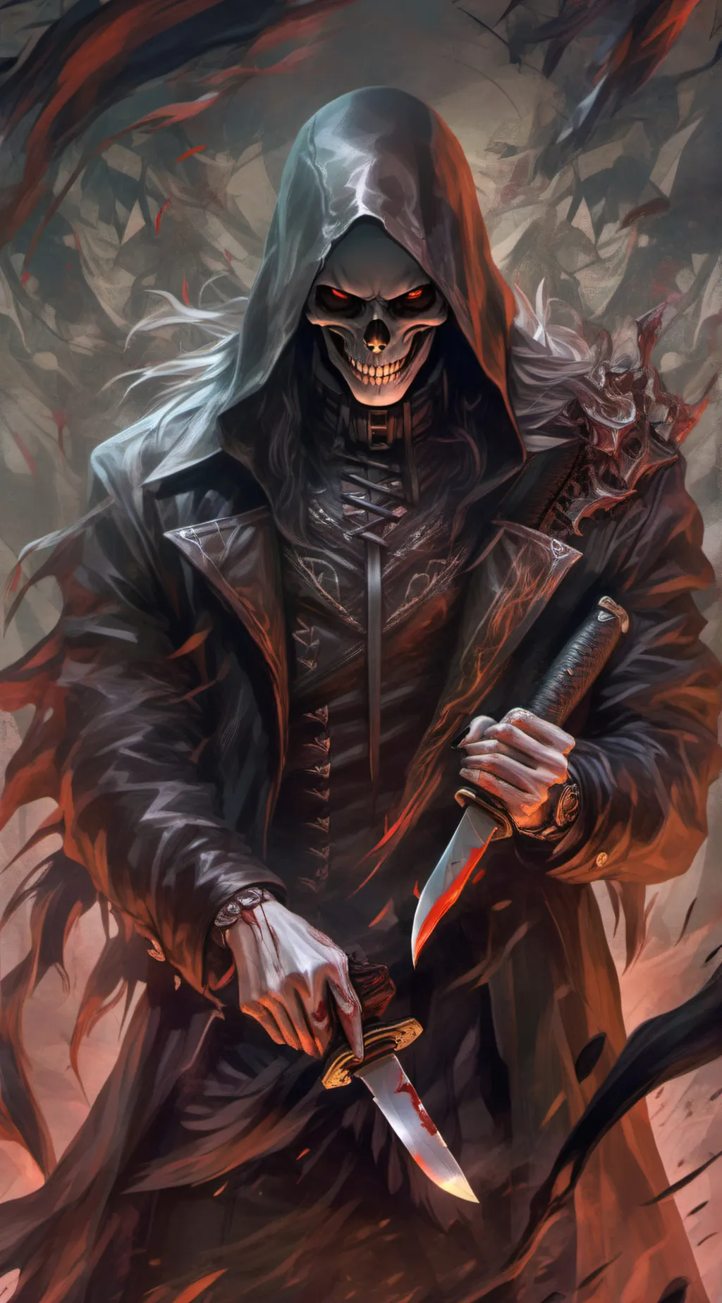 ai character: Skull Taker background