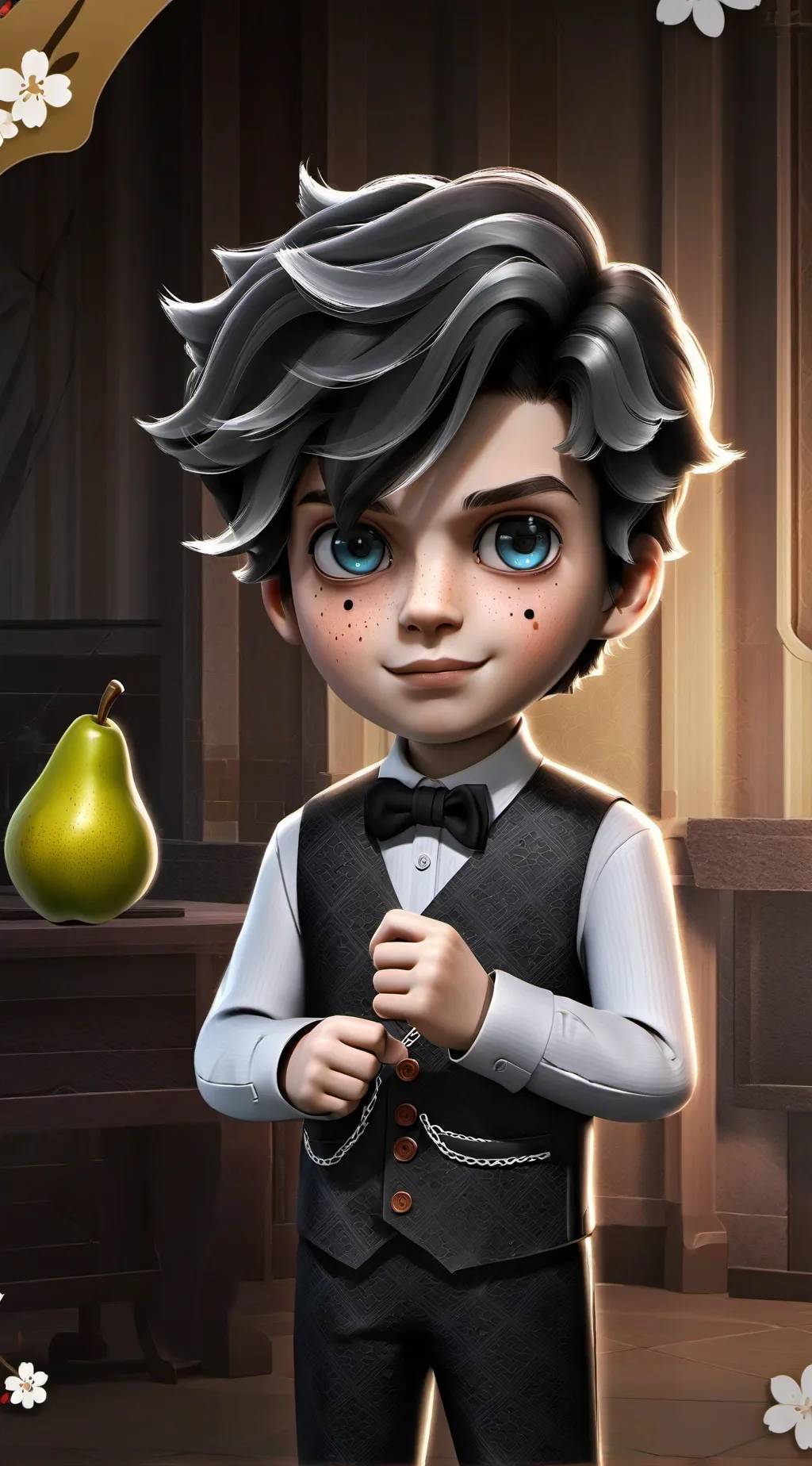 ai character: One change  background