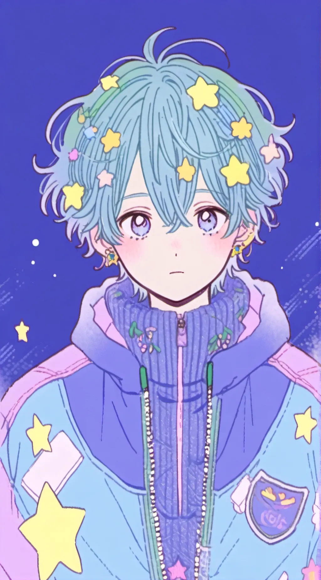 ai character: Denki kaminari background