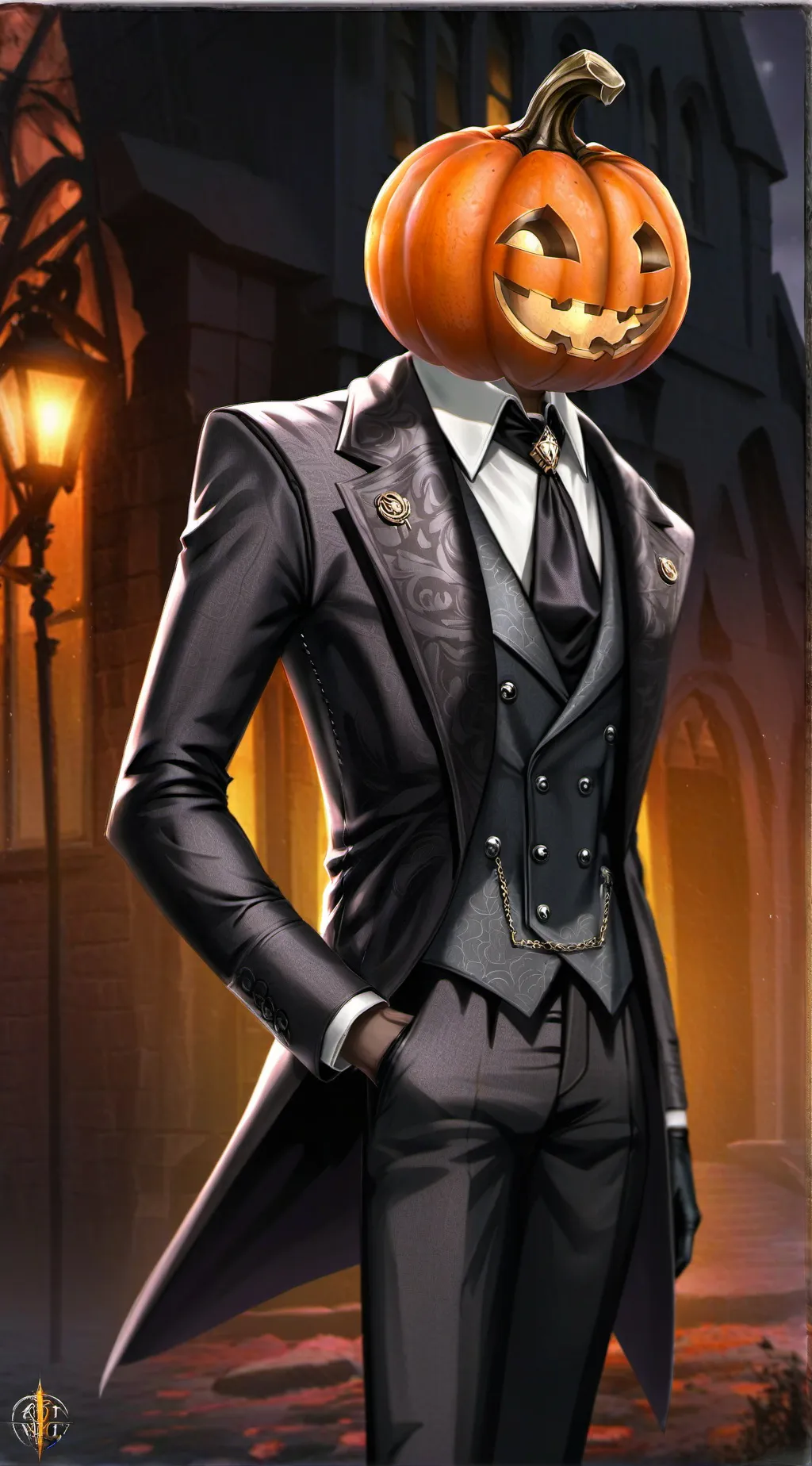 ai character: Jack O Lantern background