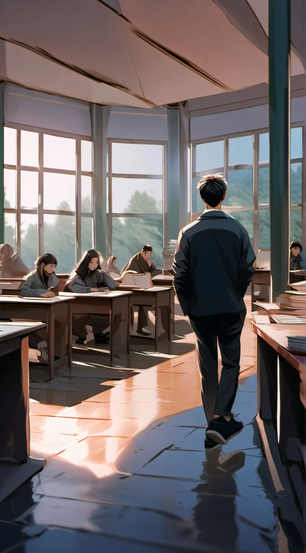 ai character: mha :))))  background