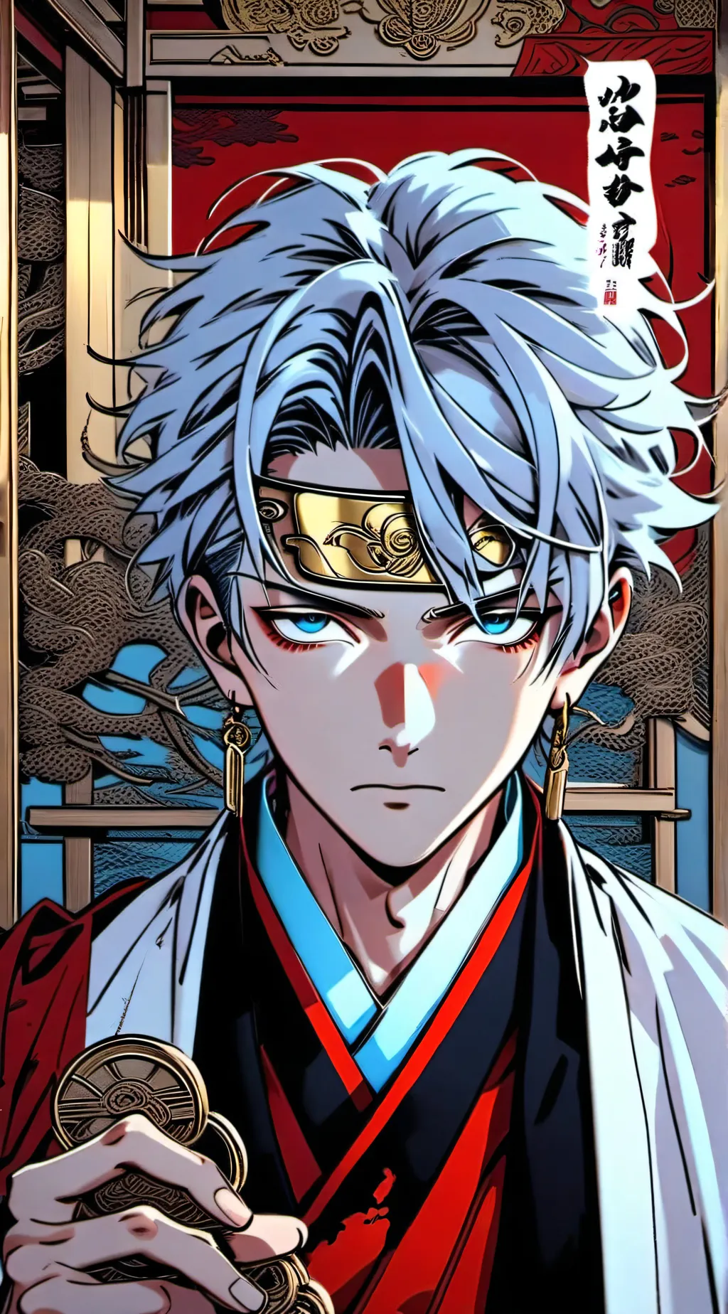 ai character: Gojo Satoru background