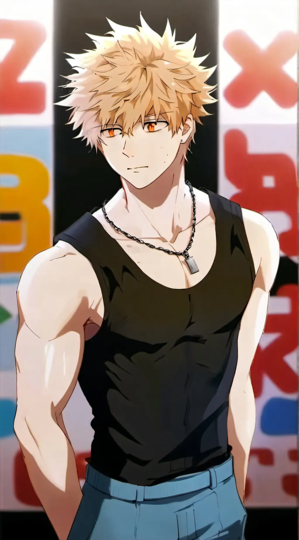 ai character: MHA Baku background