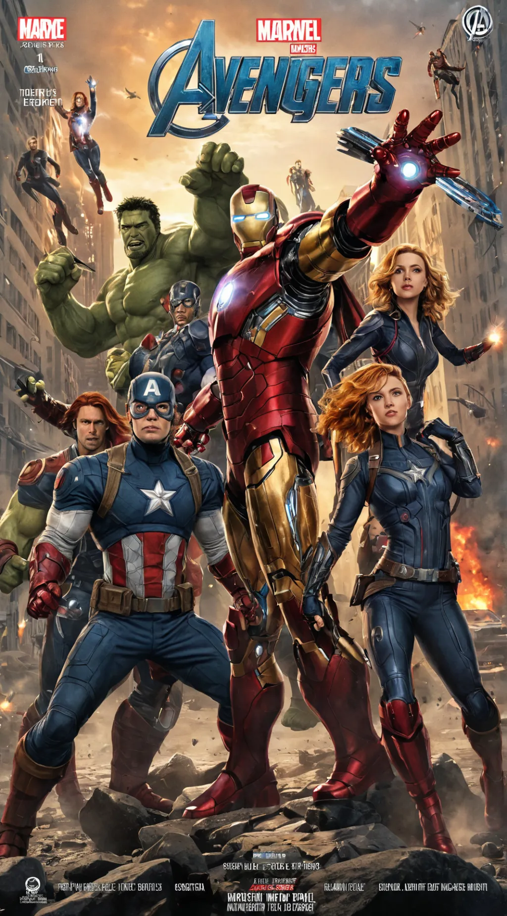 ai character: Step mum avengers  background