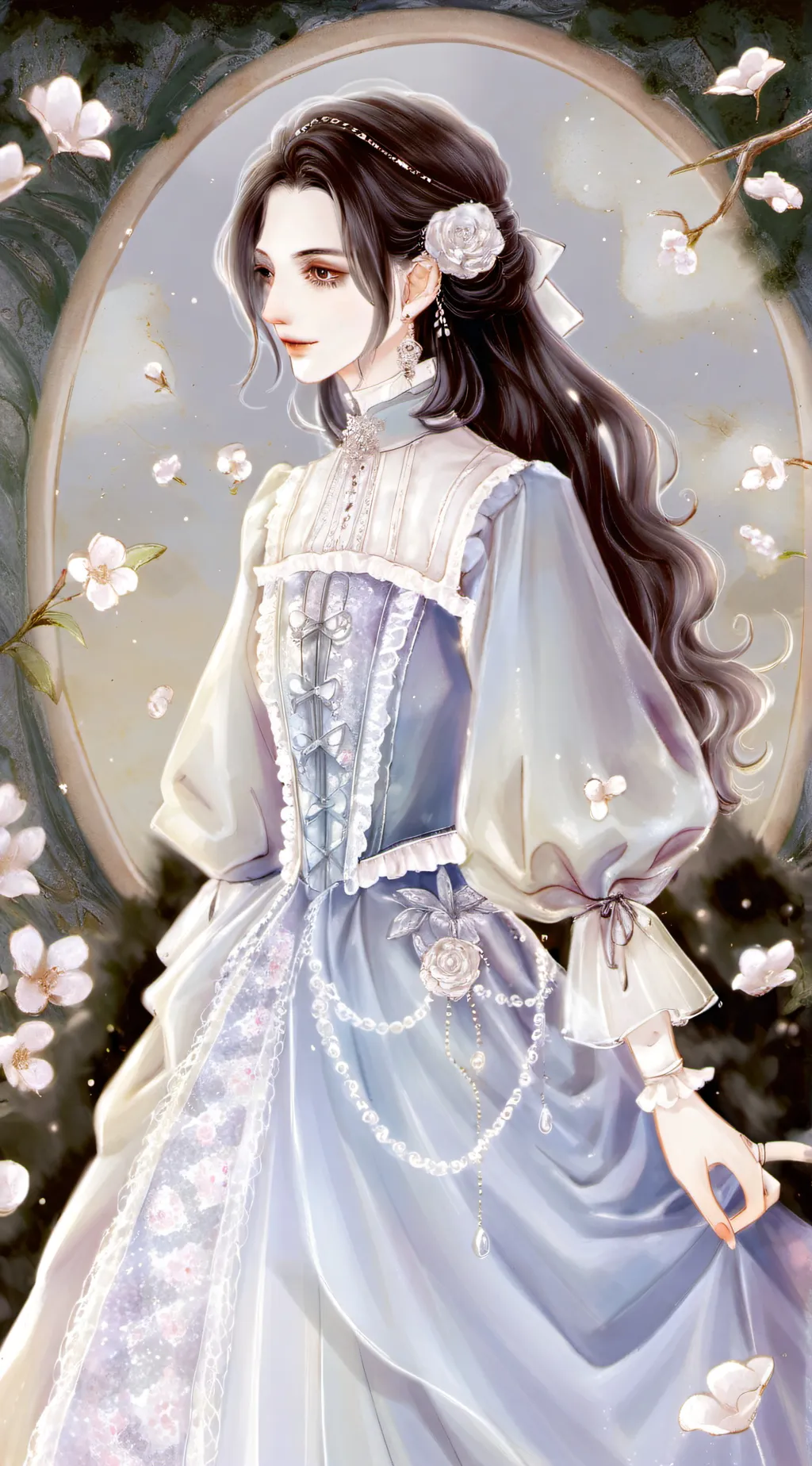 ai character: Oliva background