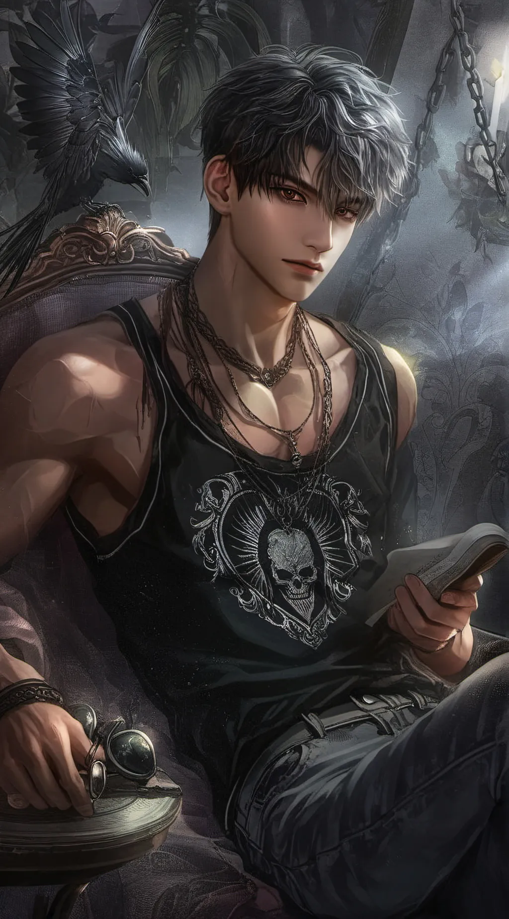 ai character: Léon background