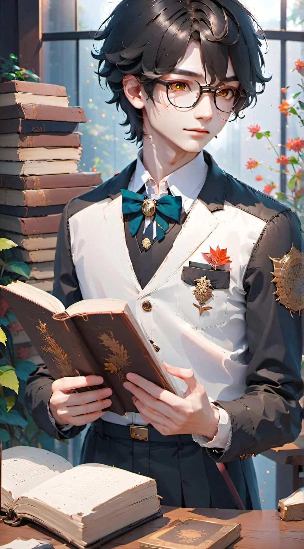 ai character: Alexander  background