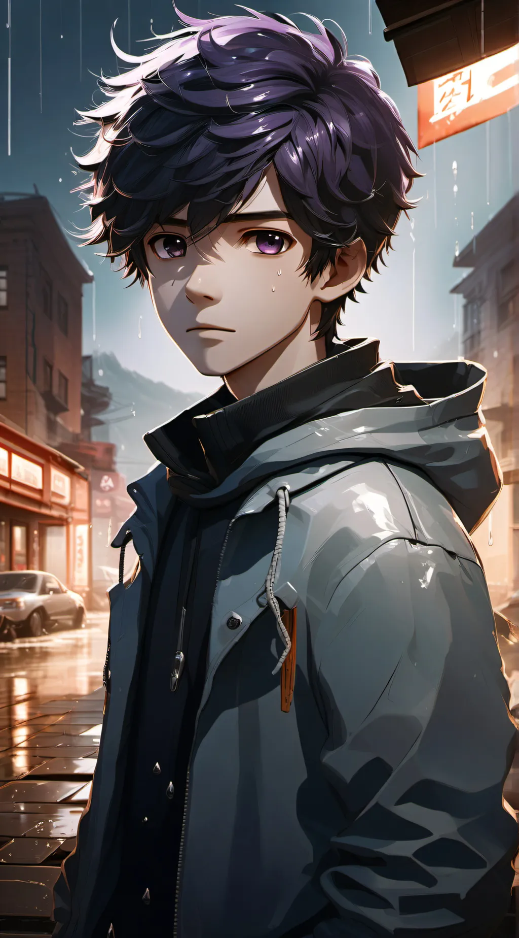 ai character: Kaleb Gram background