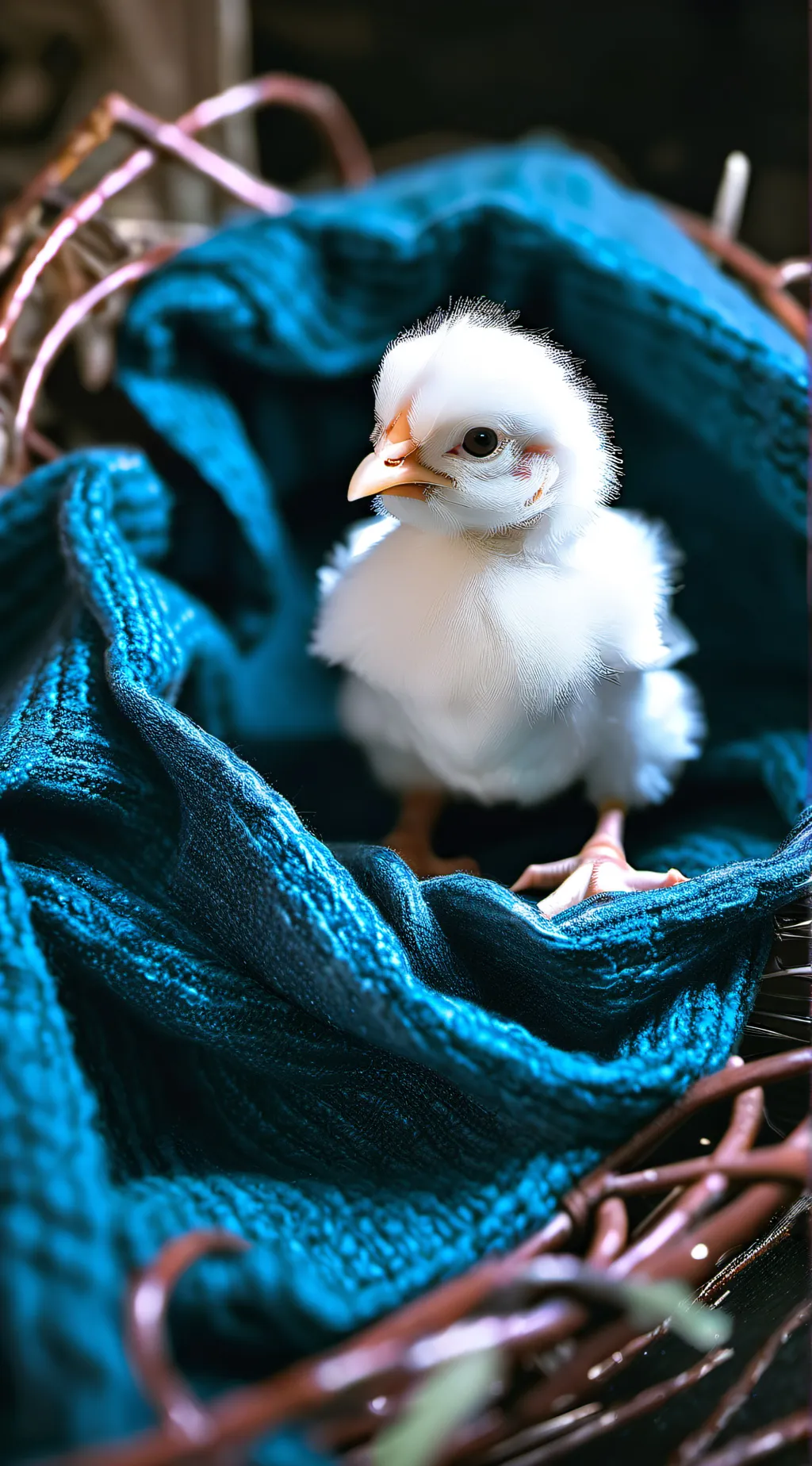 ai character: chicken  background