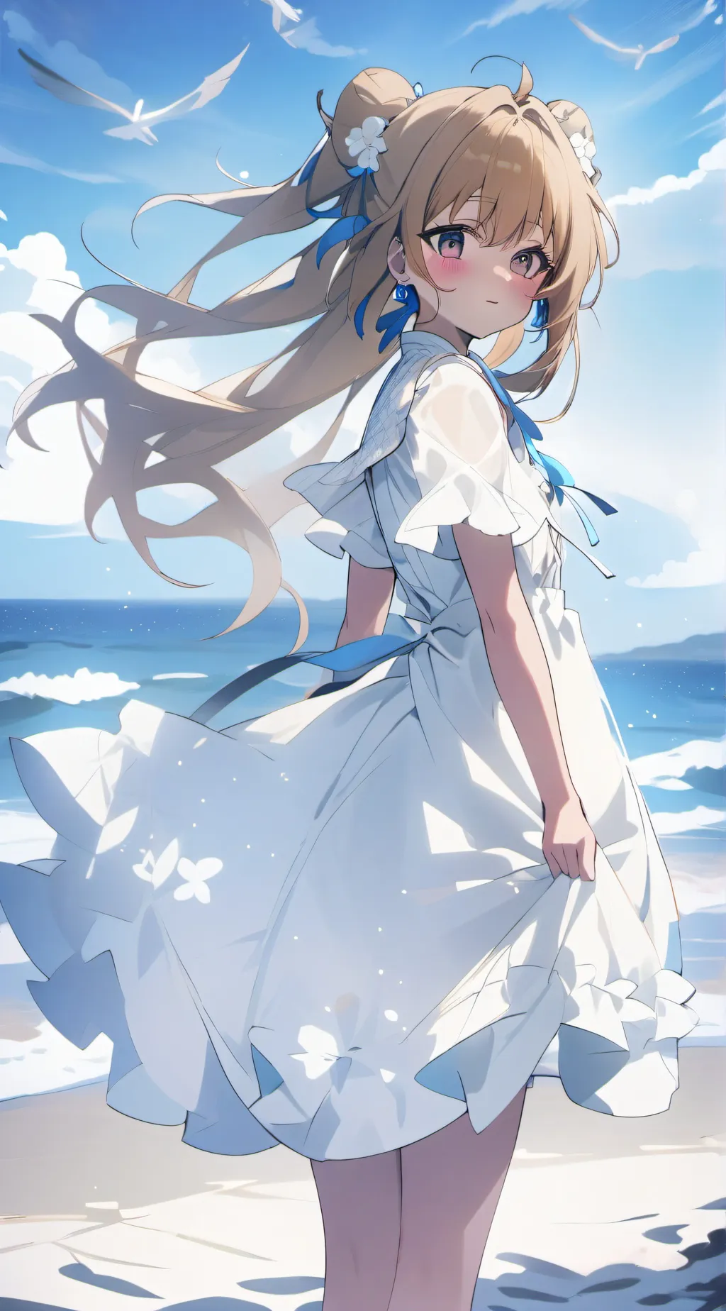 ai character: Aurora background