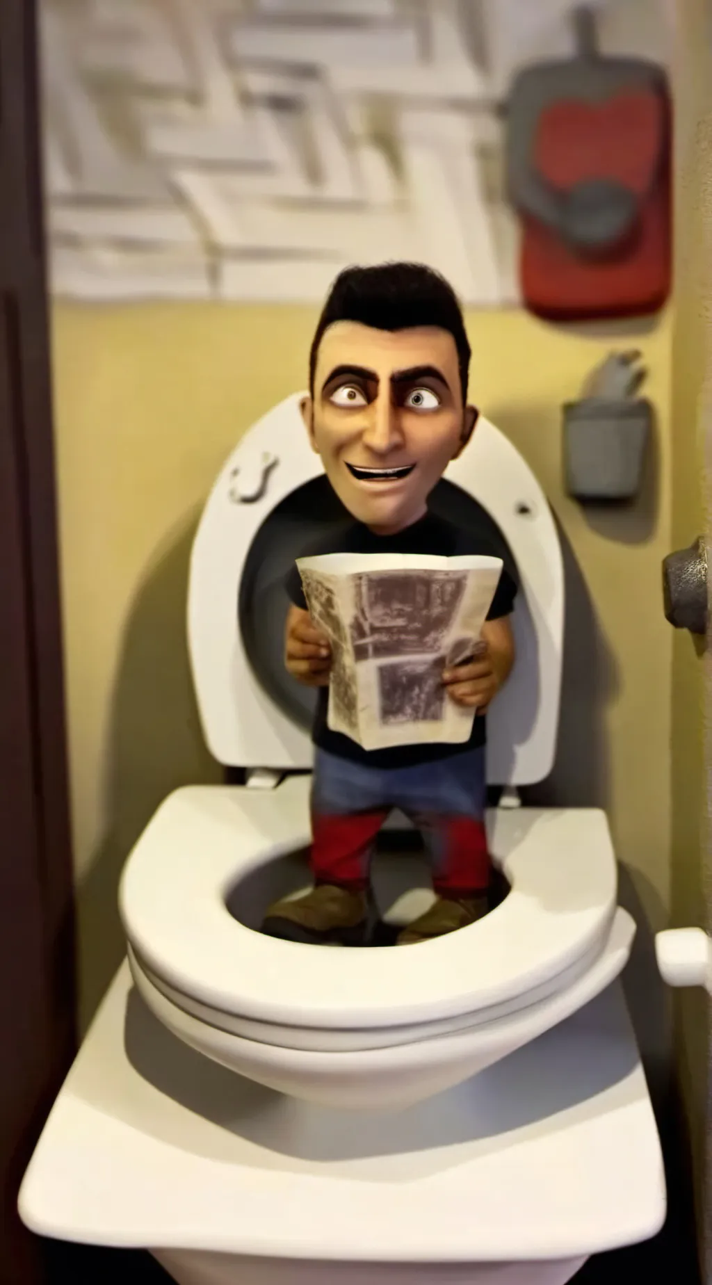 ai character: brainrot kid background