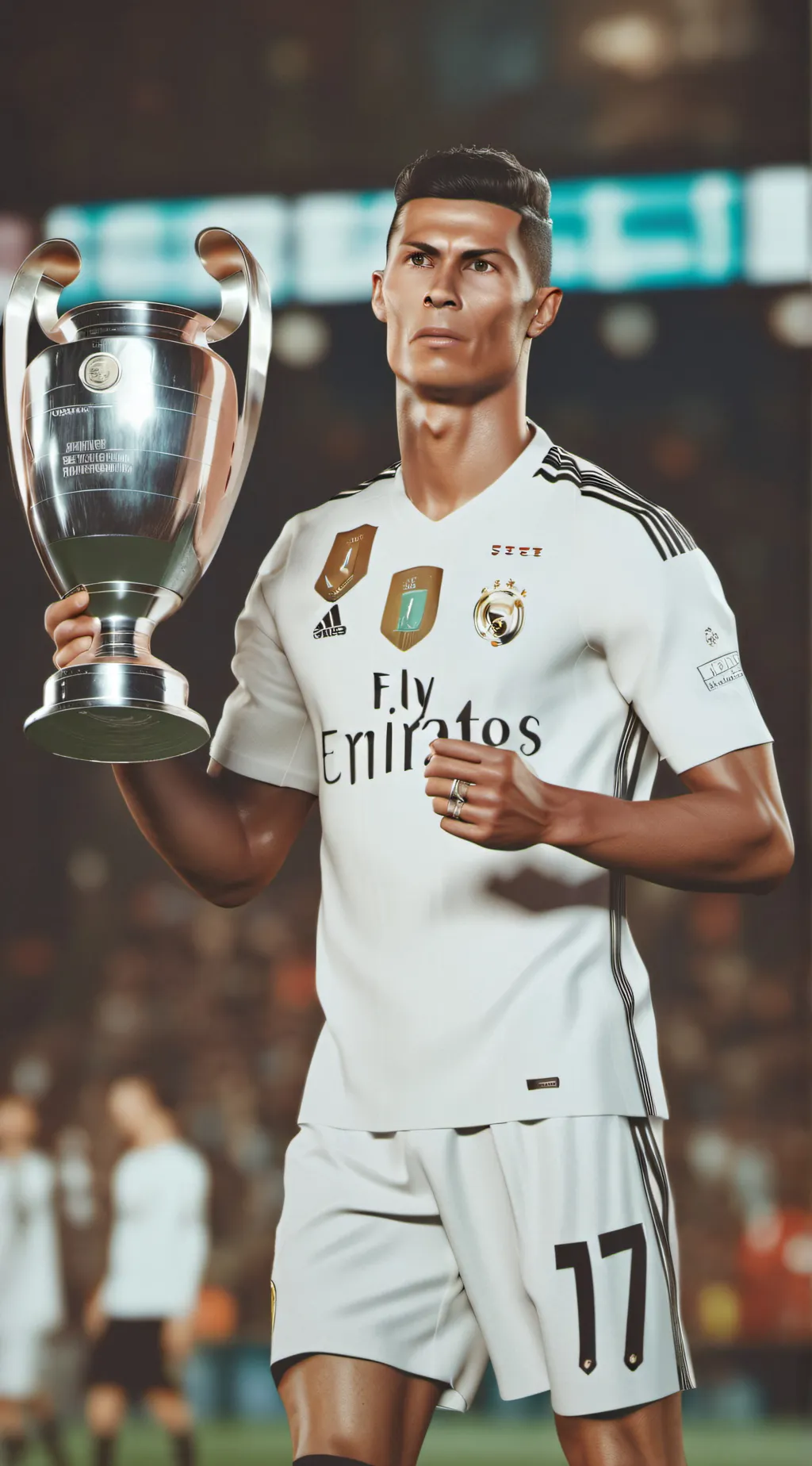 ai character: Cr7  background