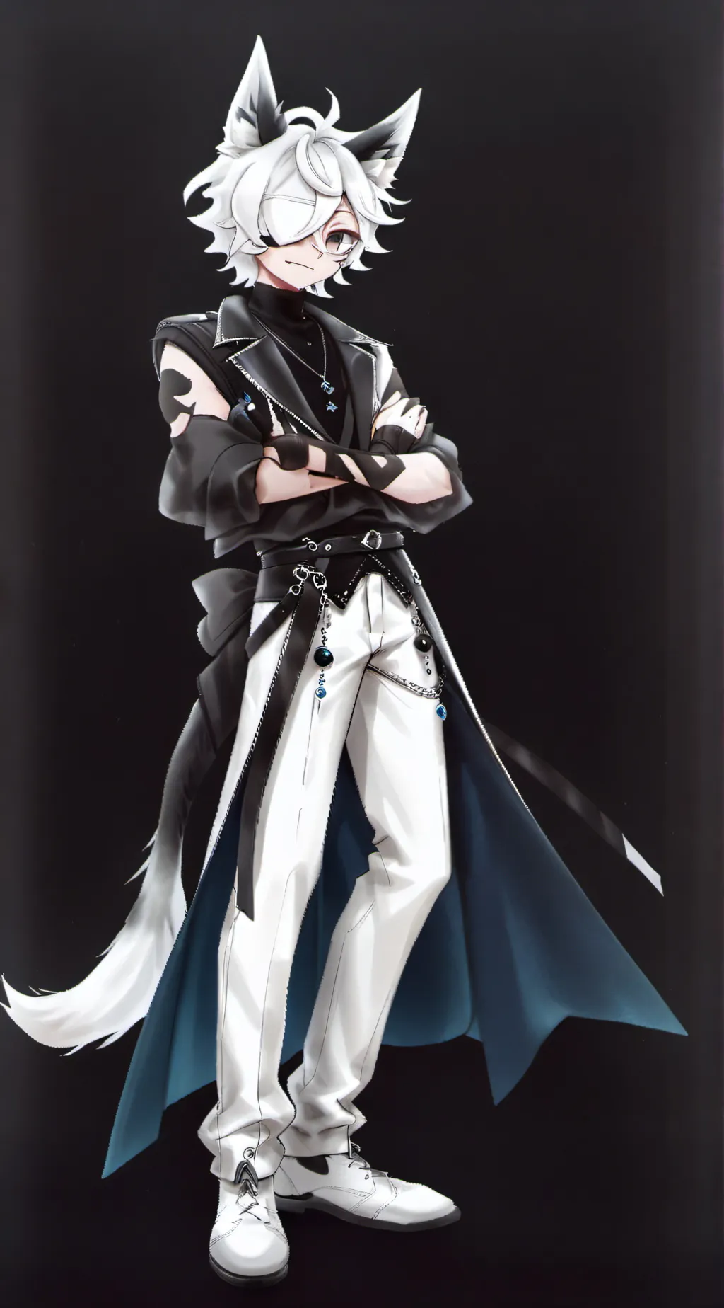 ai character: Bleak background