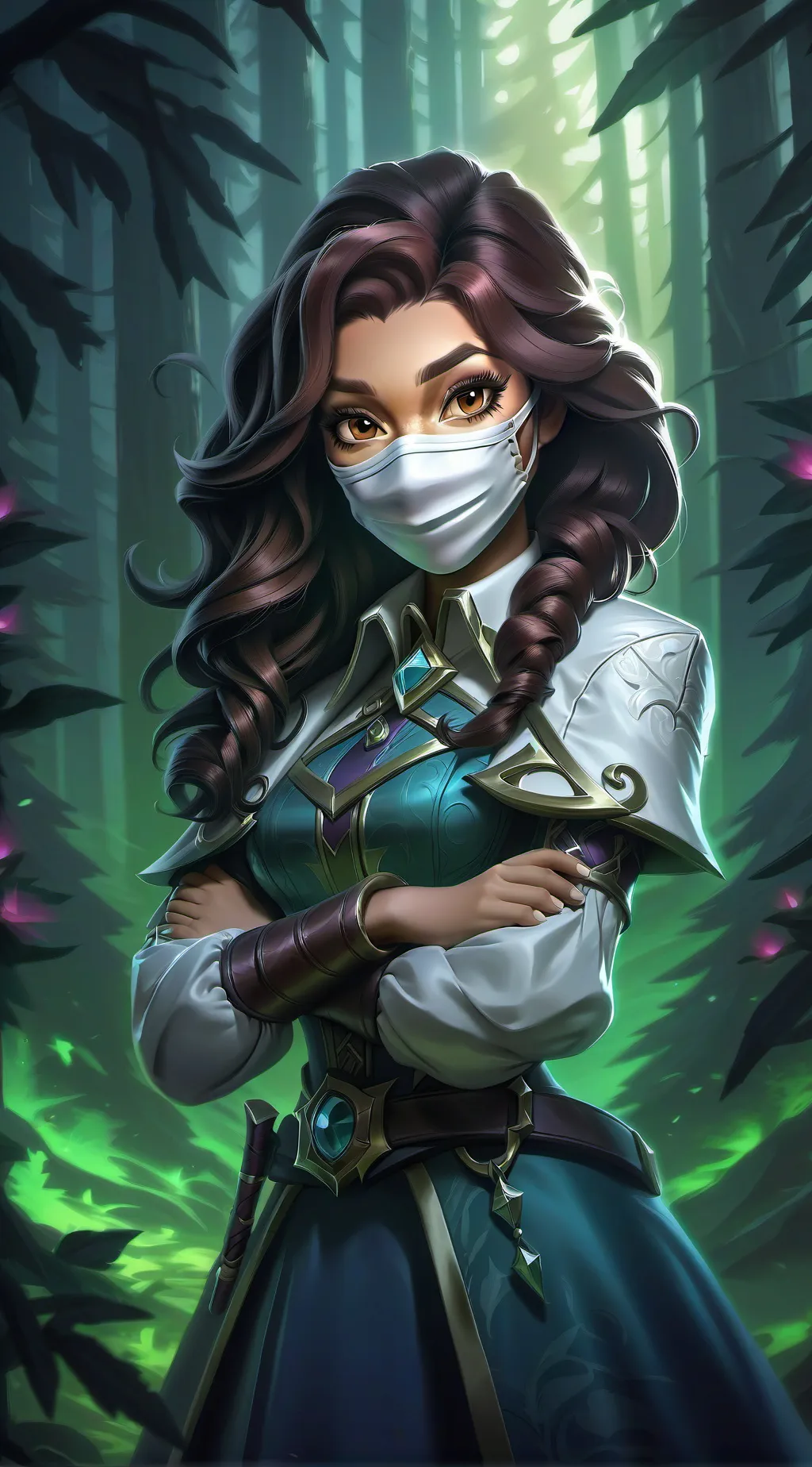 ai character: Sasha  background