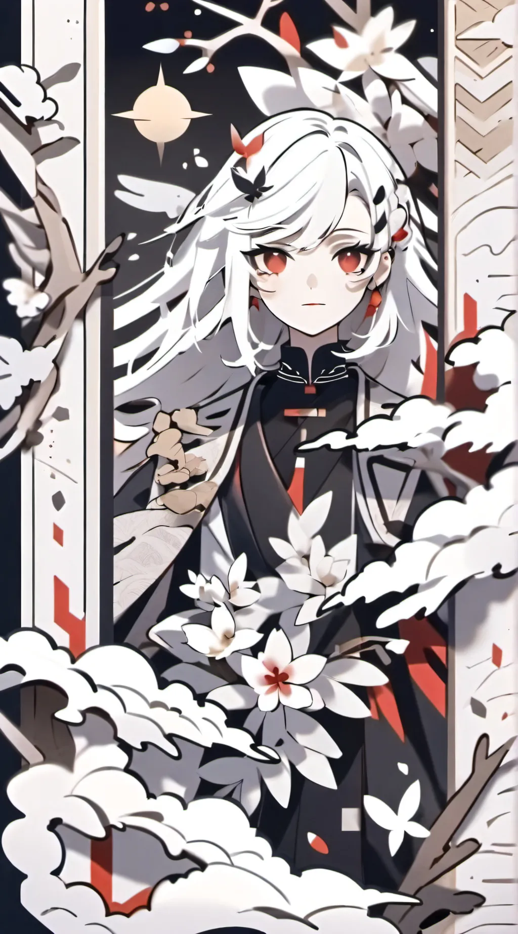 ai character: Fuck. Off background