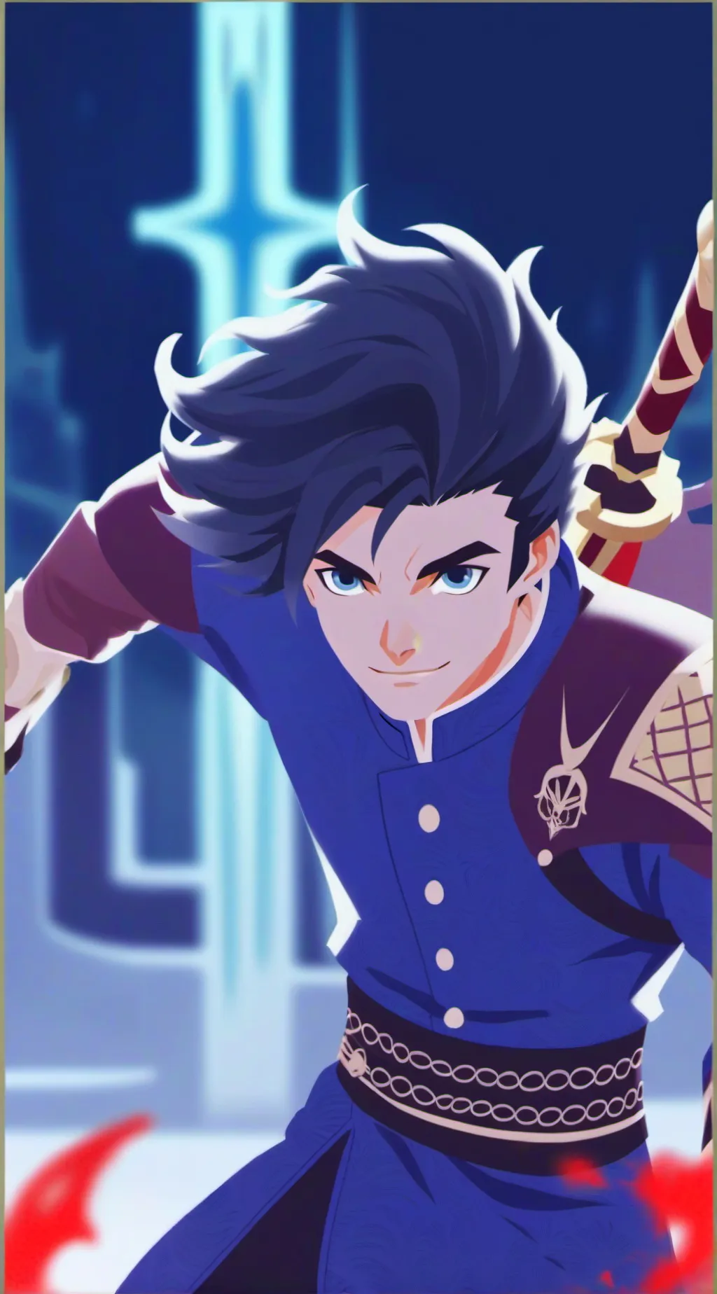 ai character: walter background