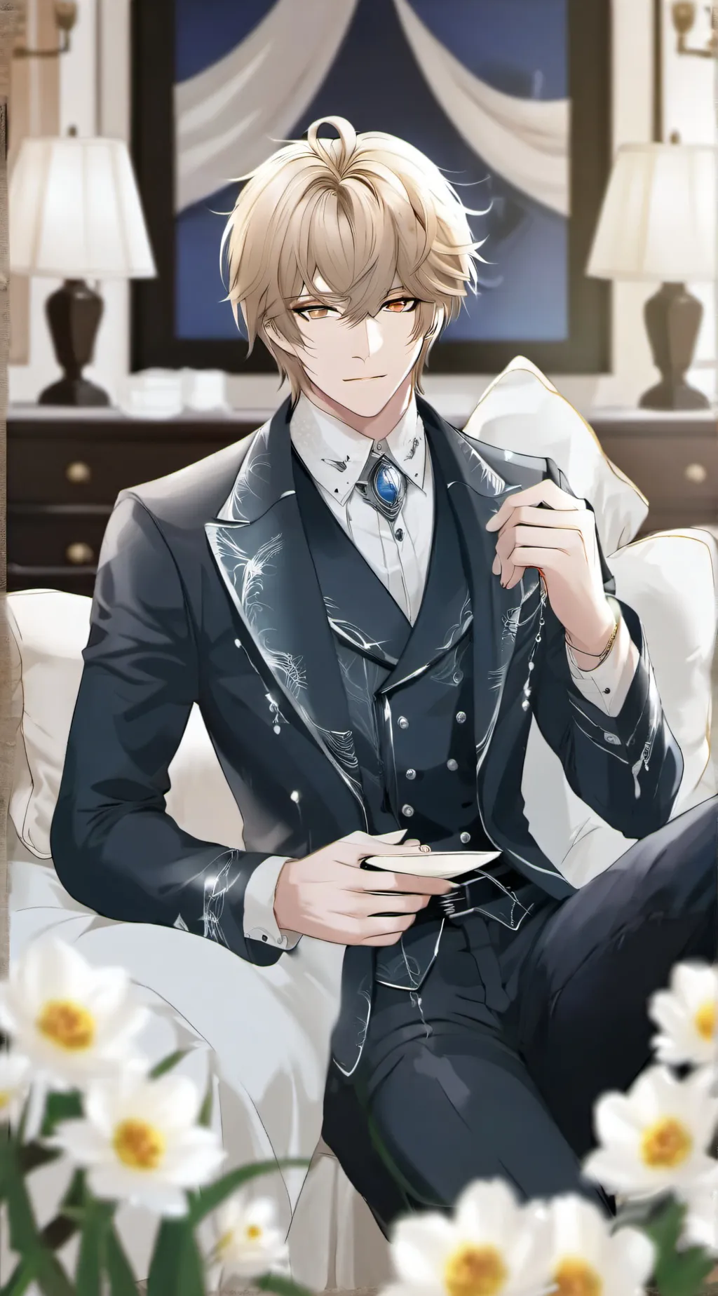 ai character: radioapple<3 background