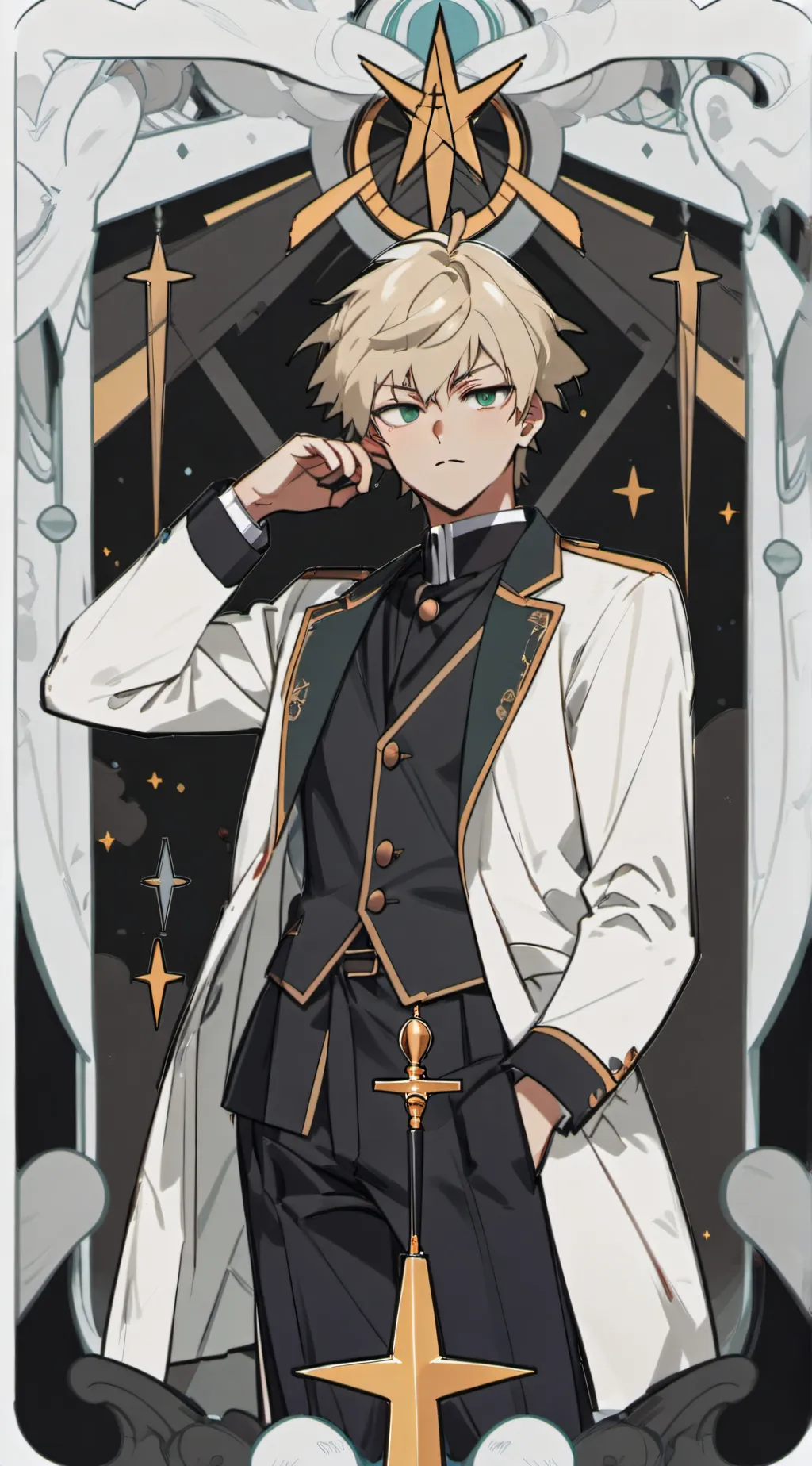 ai character: Aiden  background