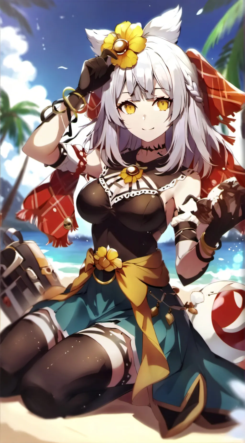 ai character: lily background