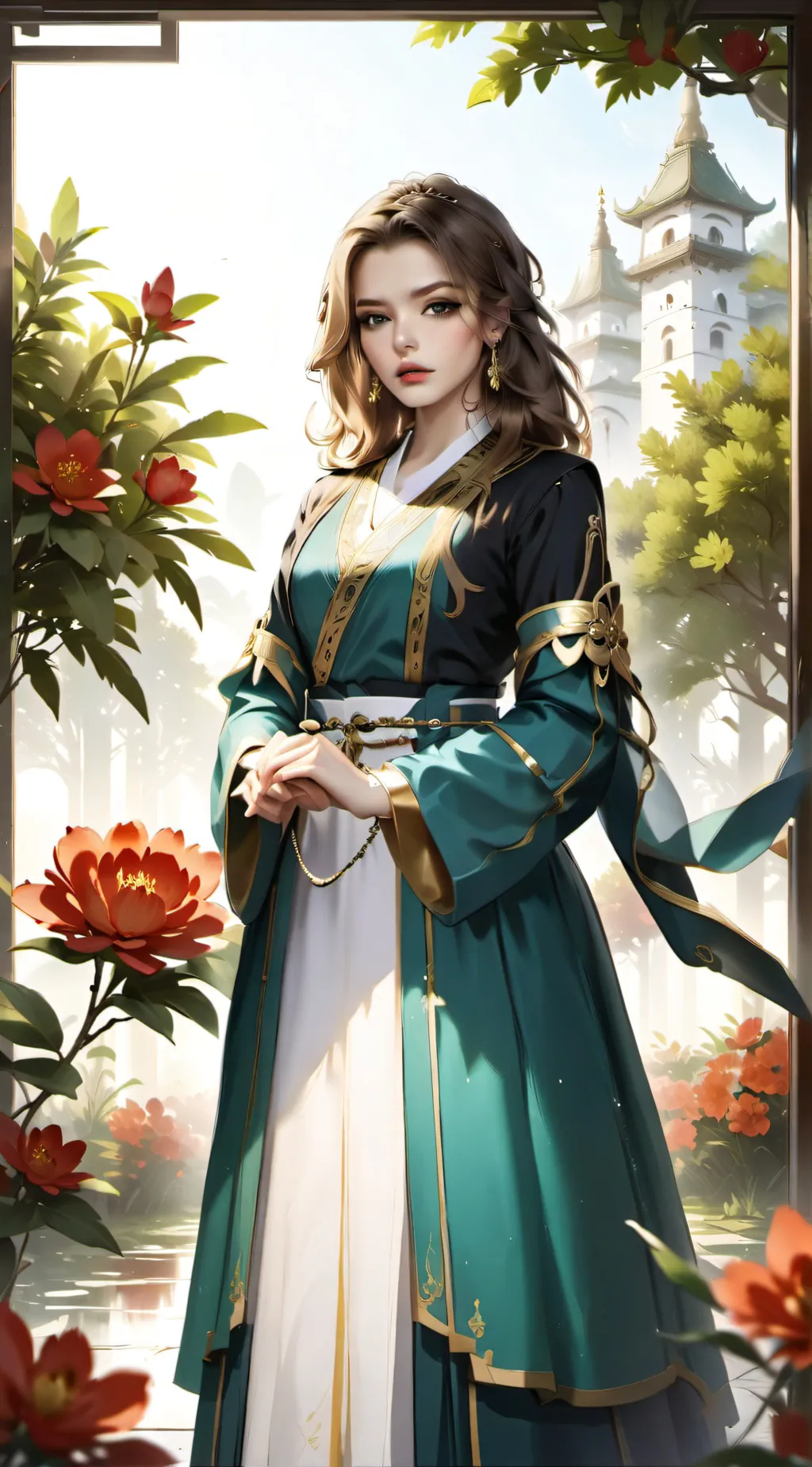 ai character: Jennifer Aldean m background