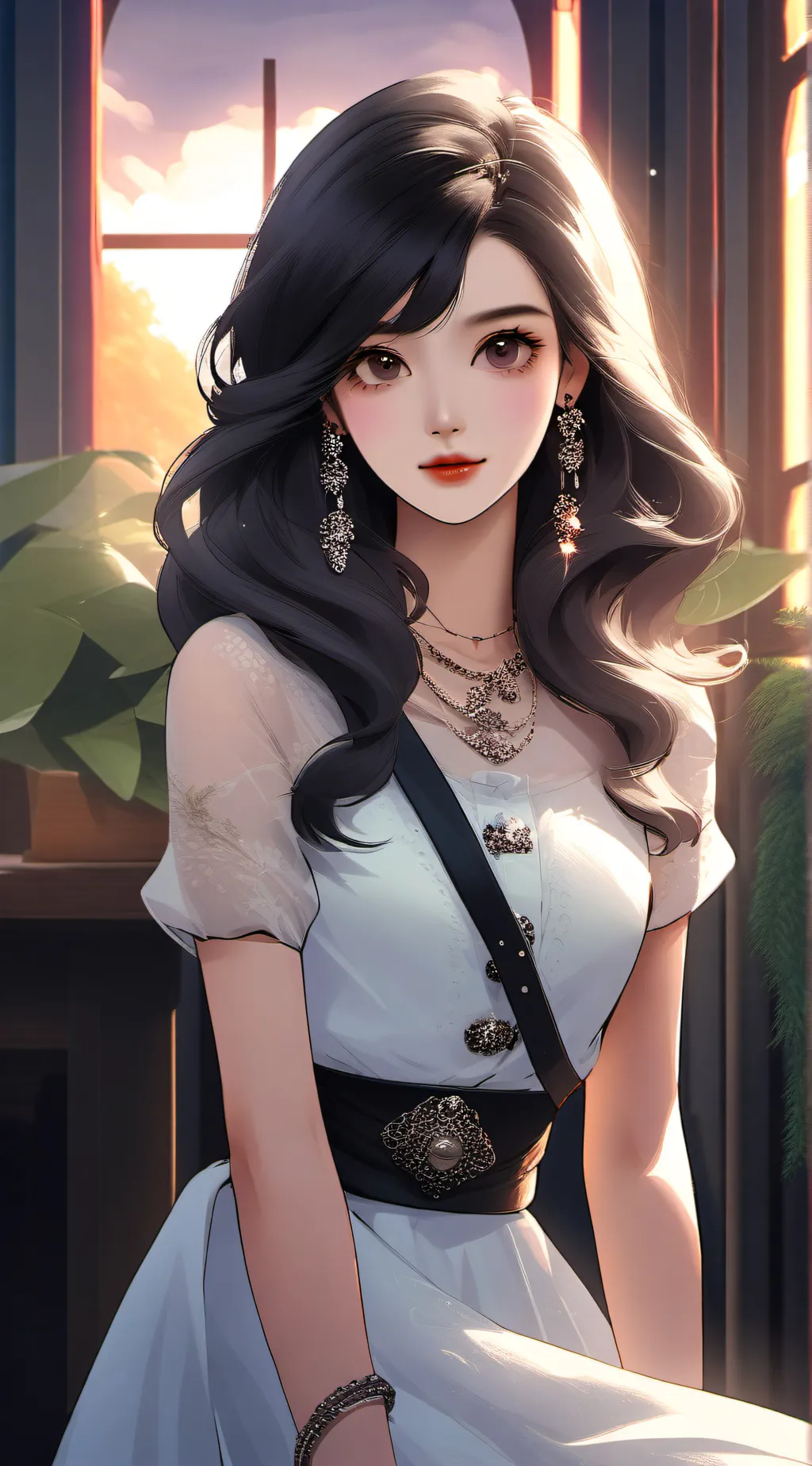 ai character: Aurora Skye background