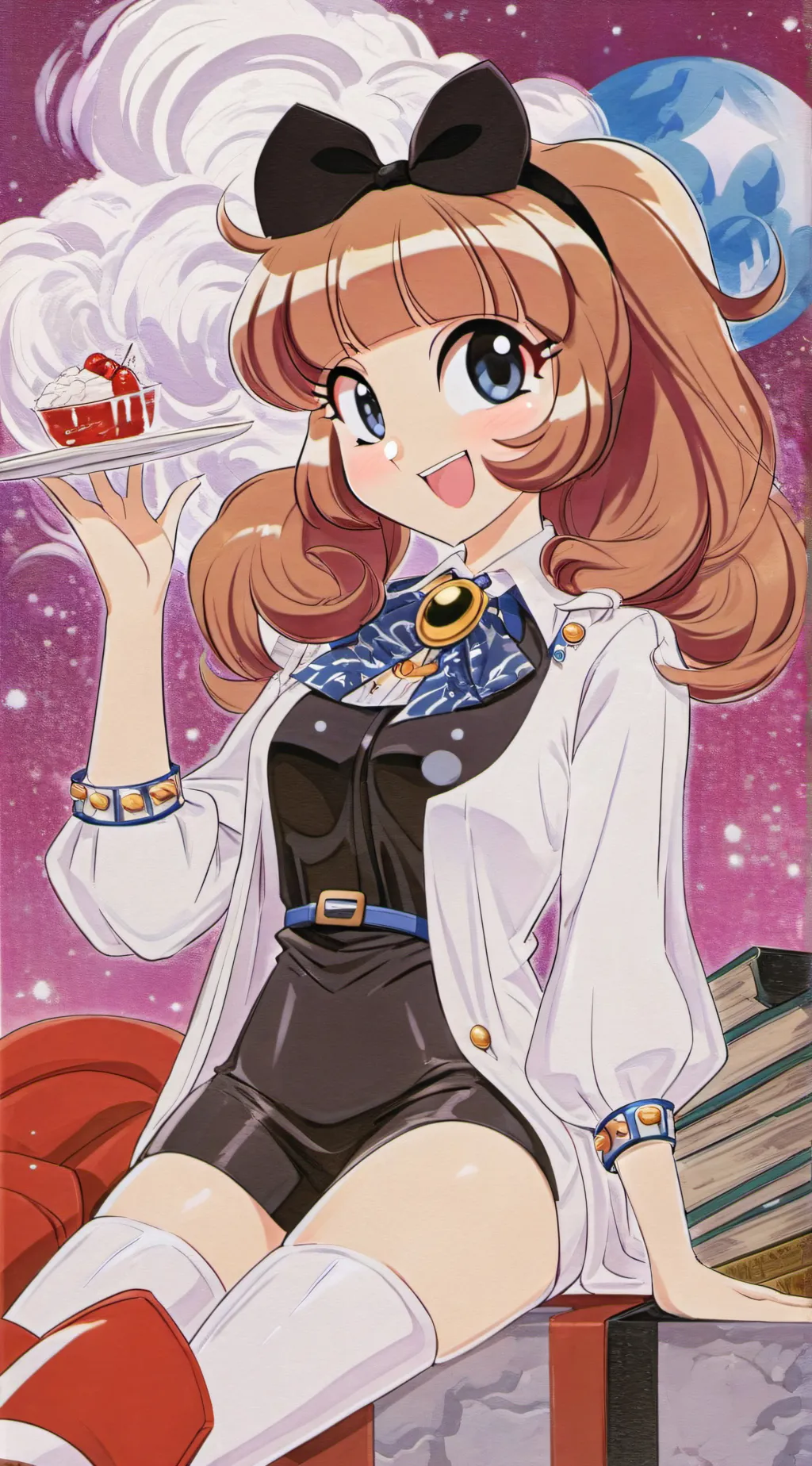 ai character: MHA NEW GIRL background