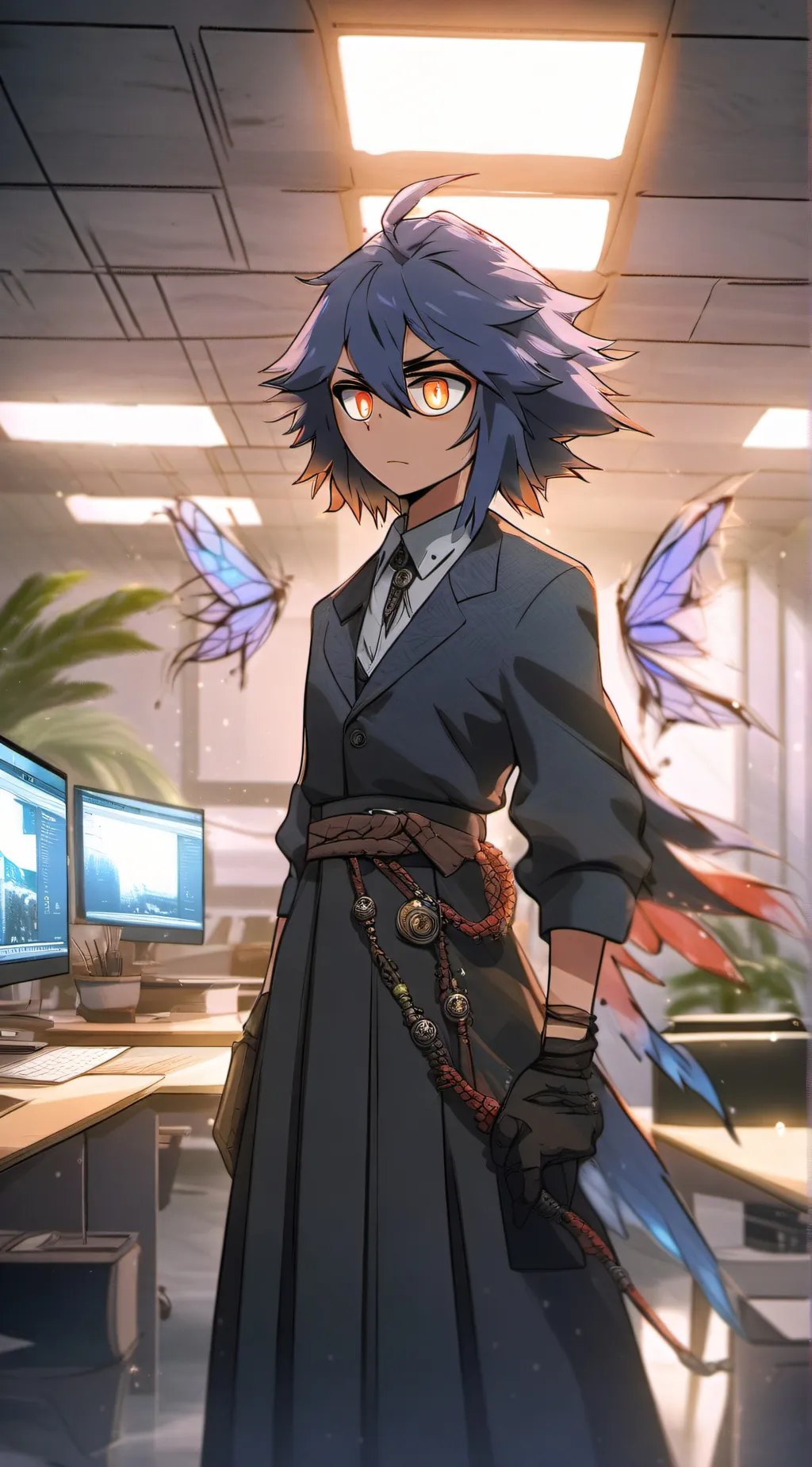 ai character: Azure Odd Office  background