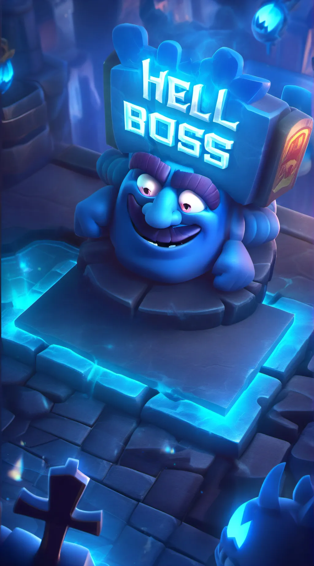 ai character: HELLUVA BOSS background