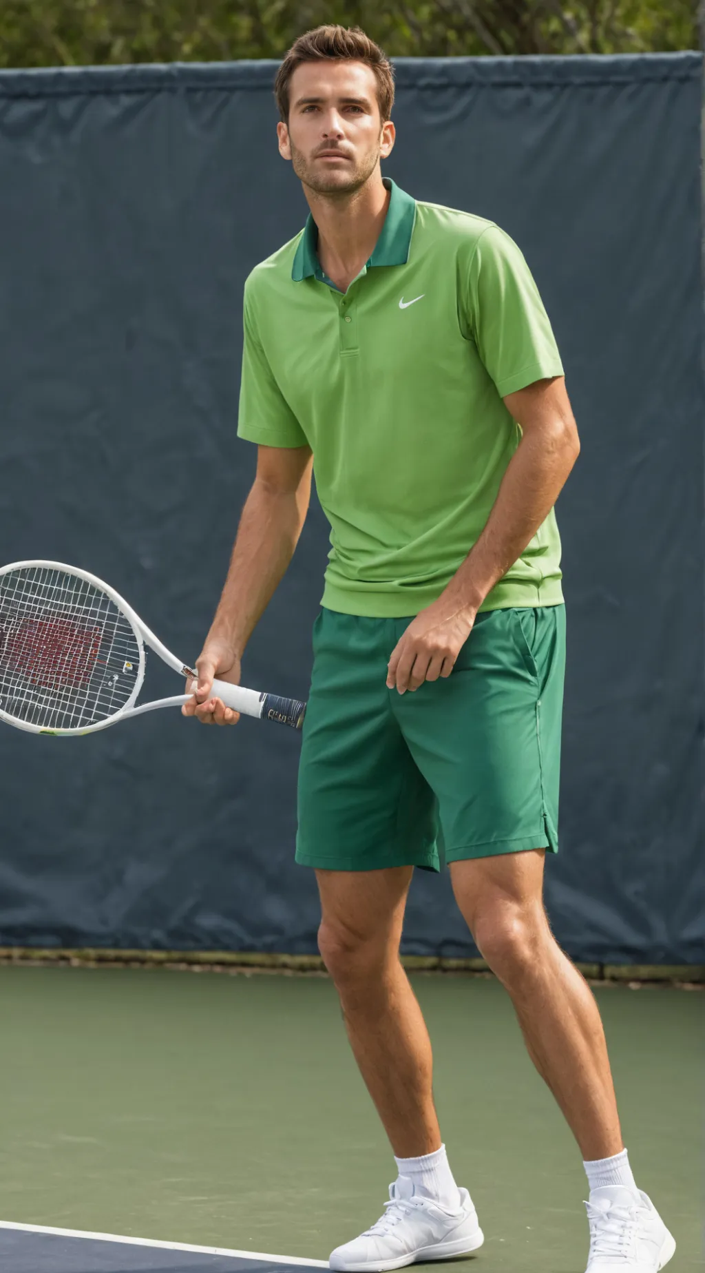 ai character: Tennis Game background