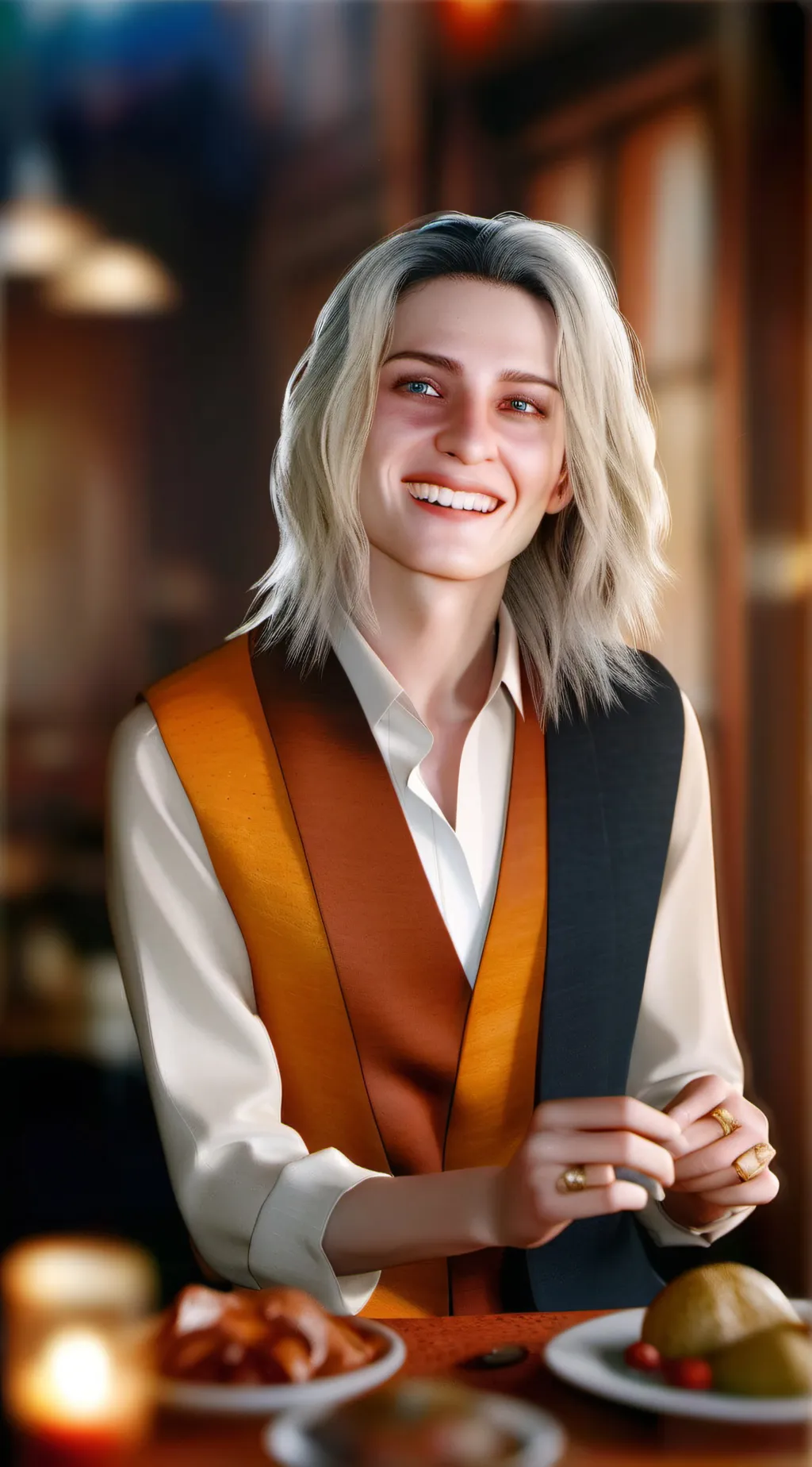 ai character: Emily Armstrong  background