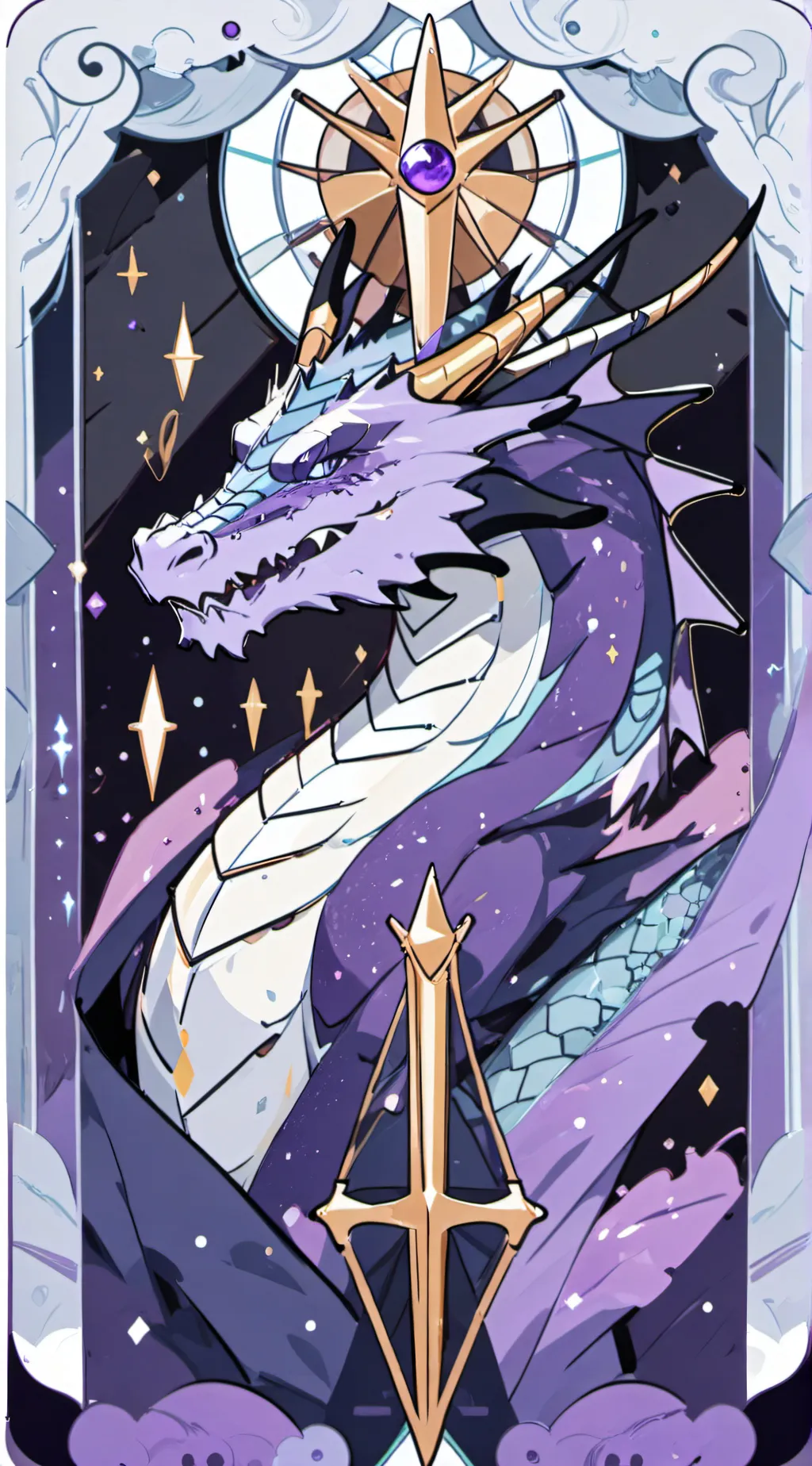 ai character: Amethyst(Wof oc) background