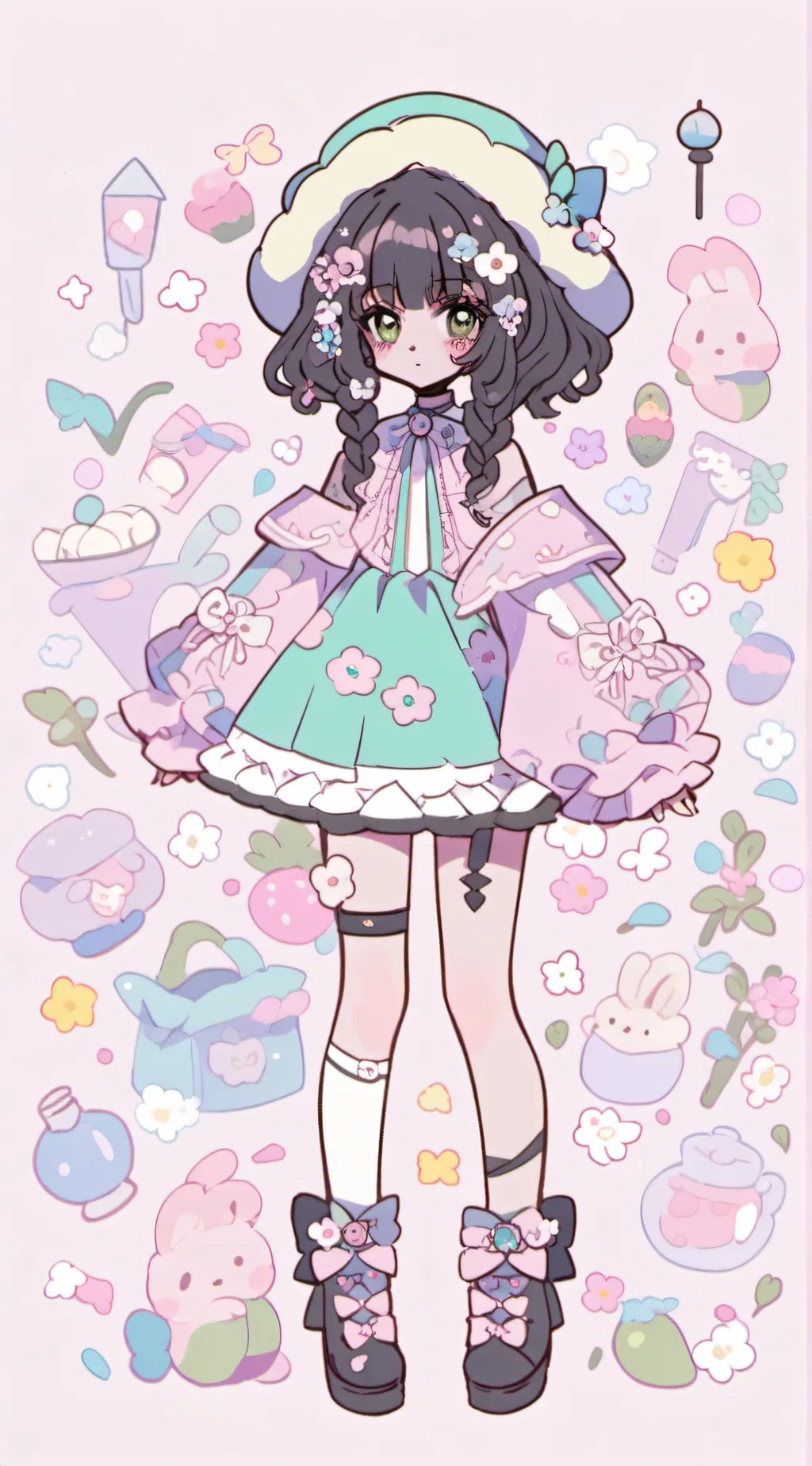 ai character: hi background