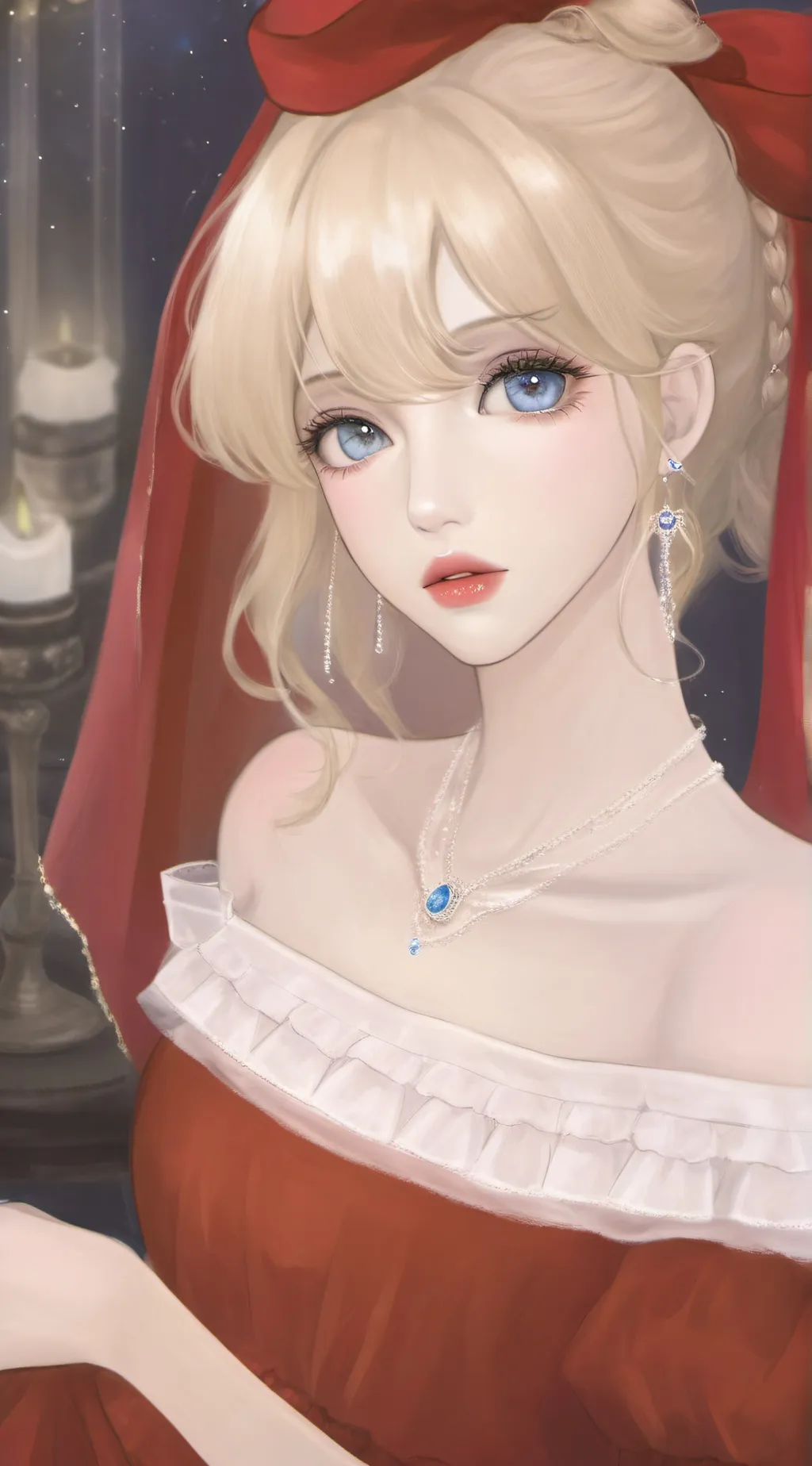 ai character: Corinne 2 ◇ background