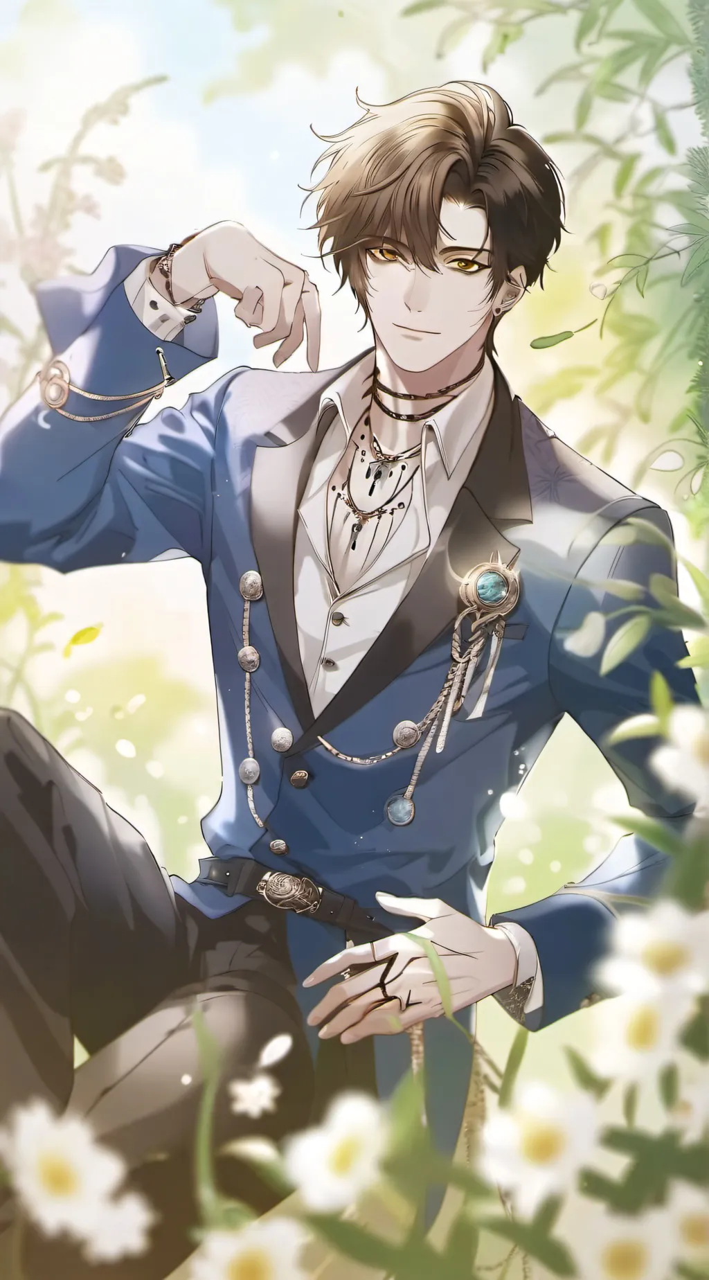 ai character: new student aron background