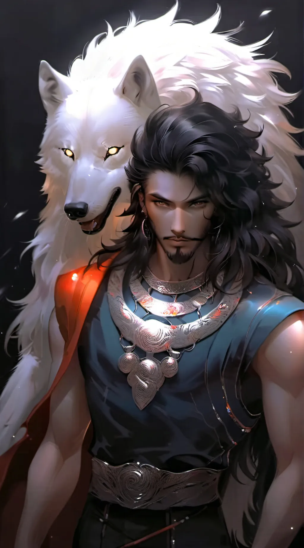 ai character: Mario background