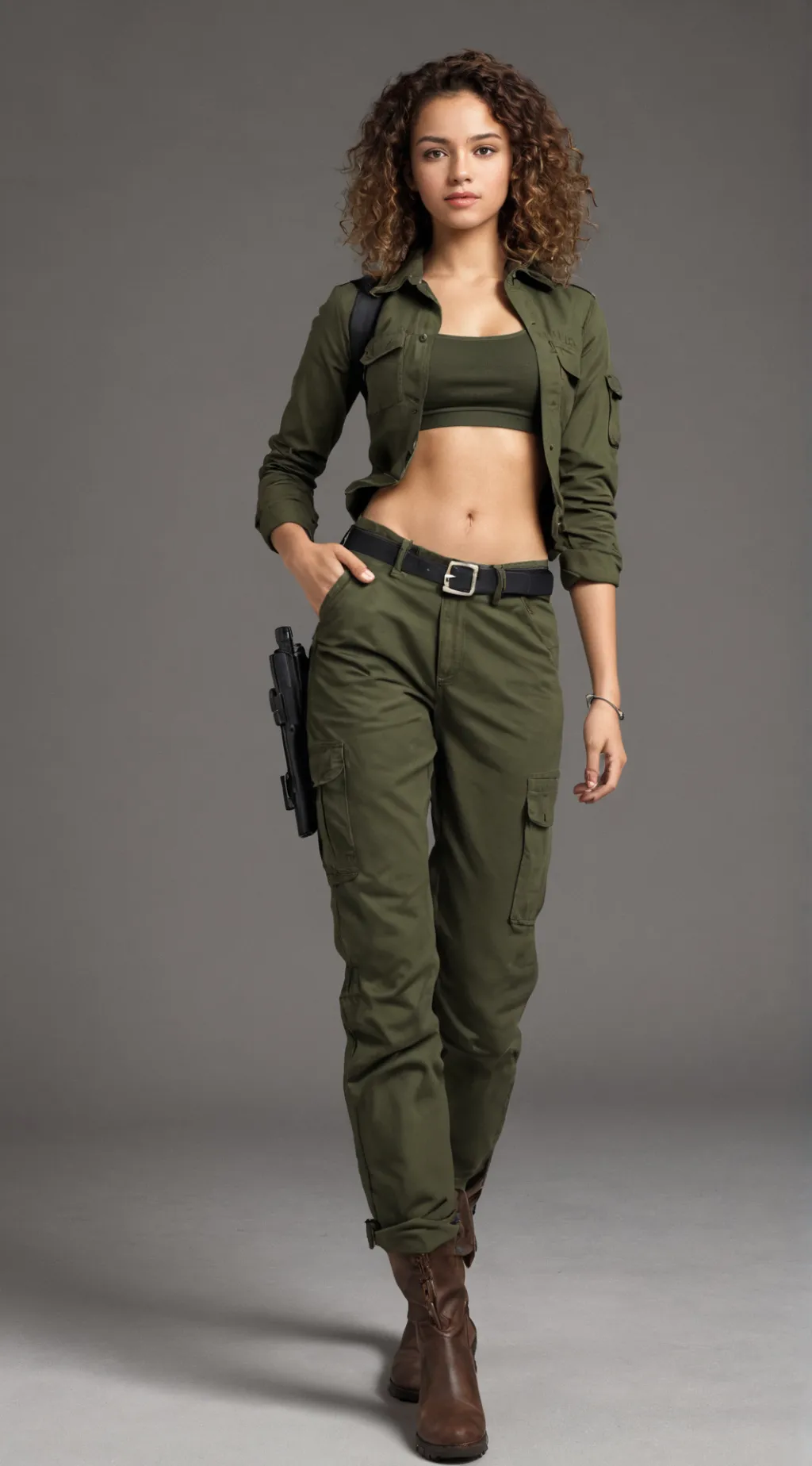 ai character: Elisa Hopkinson. background