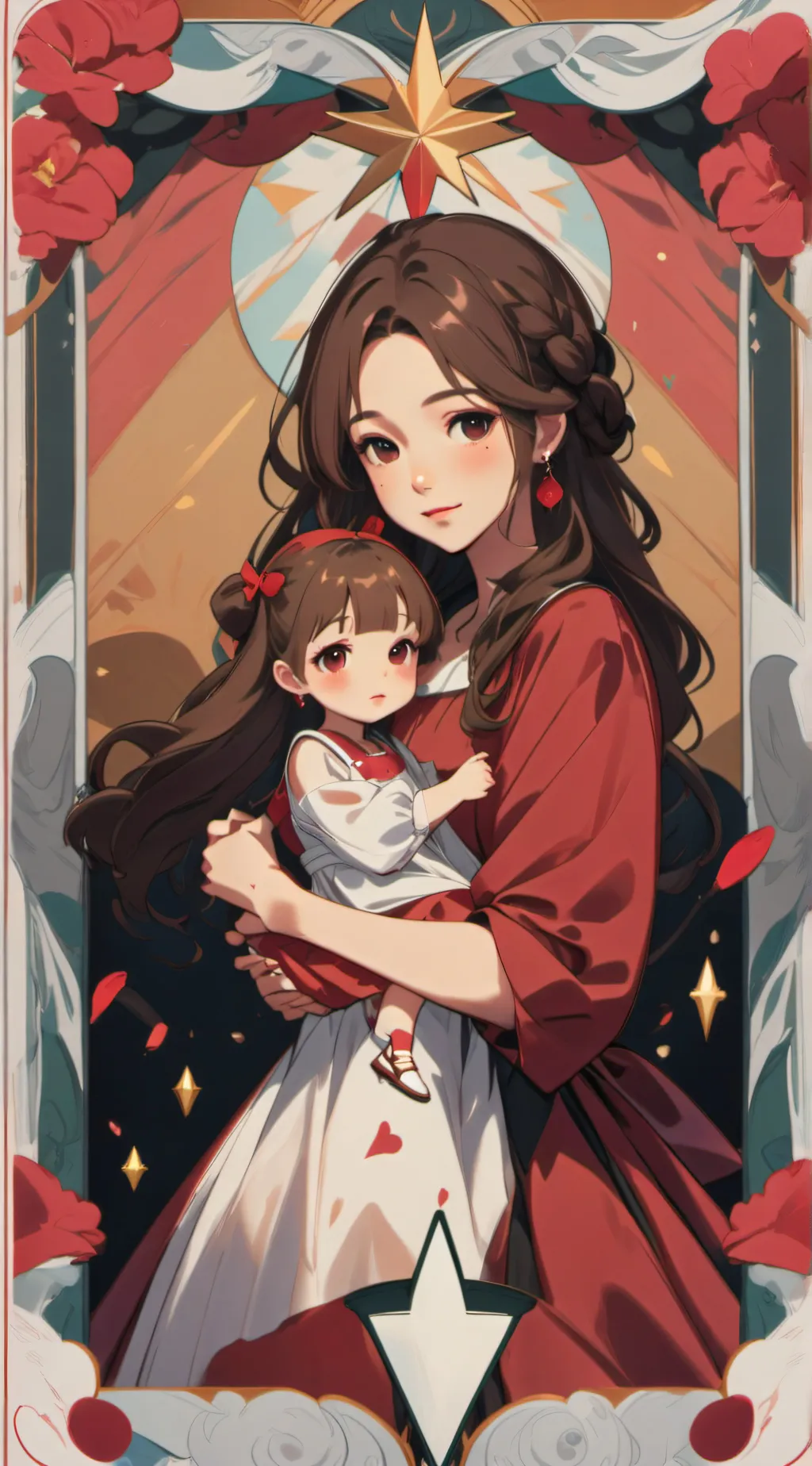 ai character: Olivia and Mom background