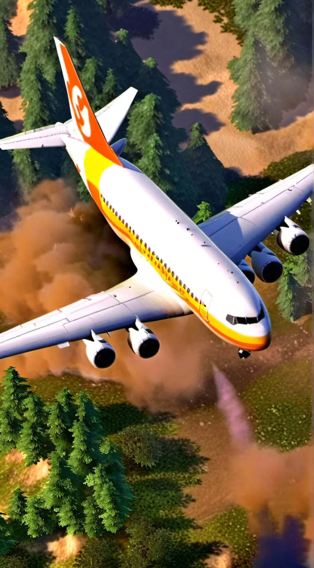 ai character: Gonga Airways 804 background