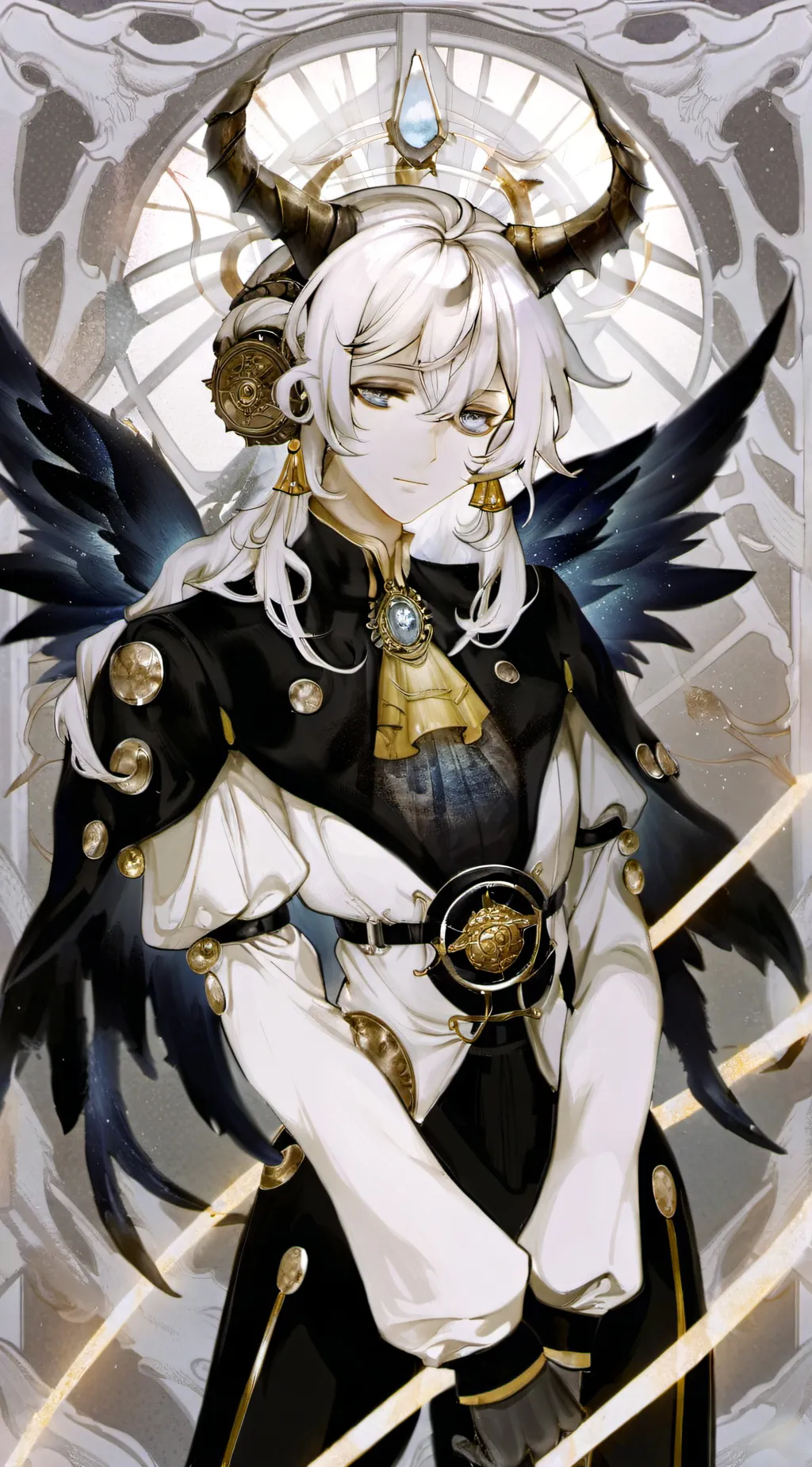 ai character: Proto Xaku (Whole) background