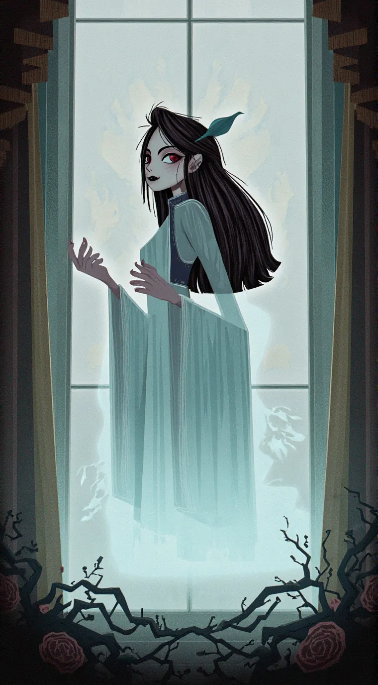 ai character: Fumiko yushio  background