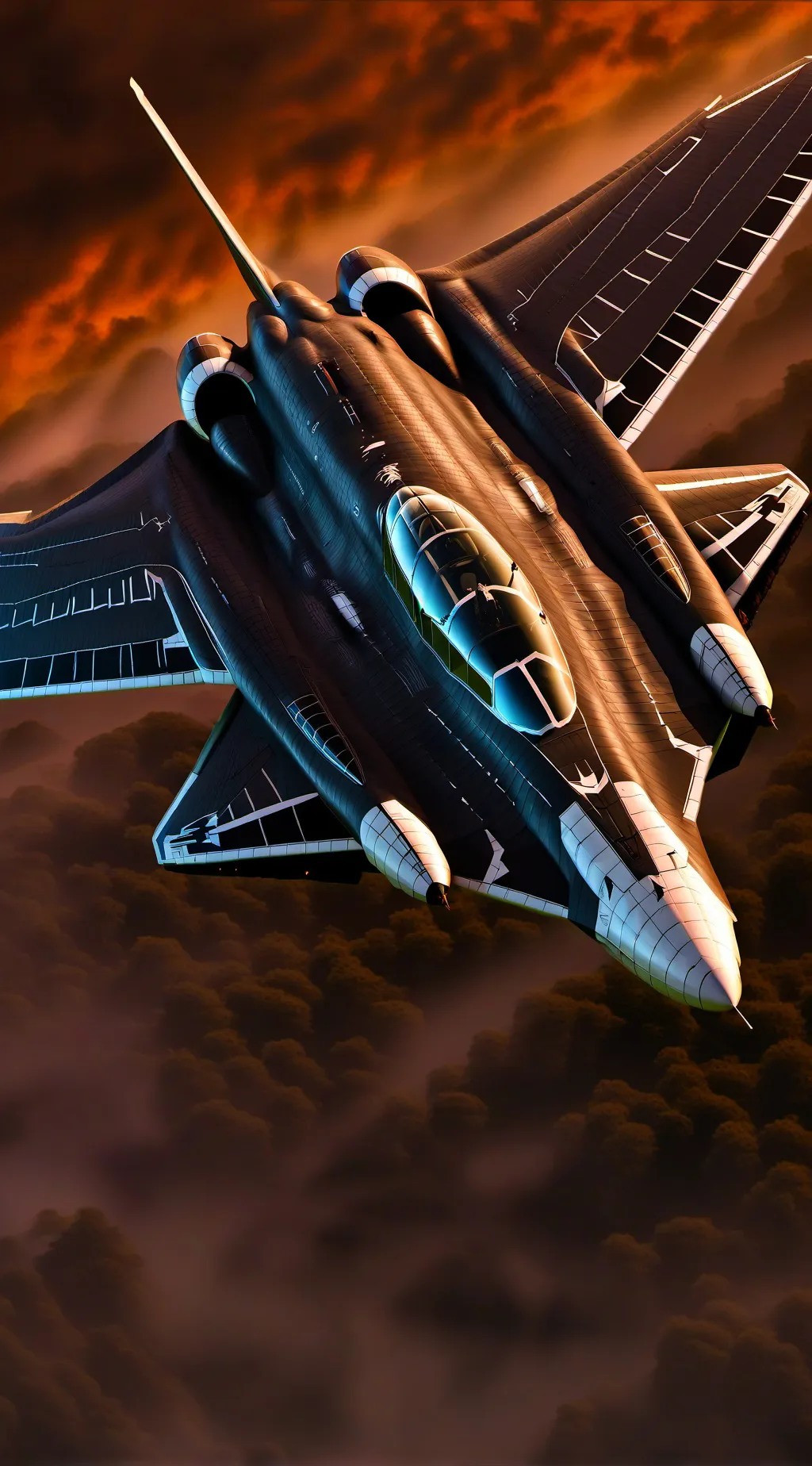 ai character: B-2 Spirit Bomber background