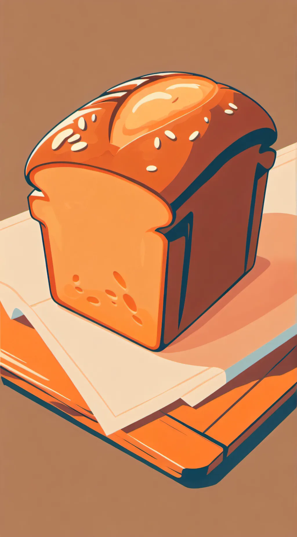 ai character: bread background