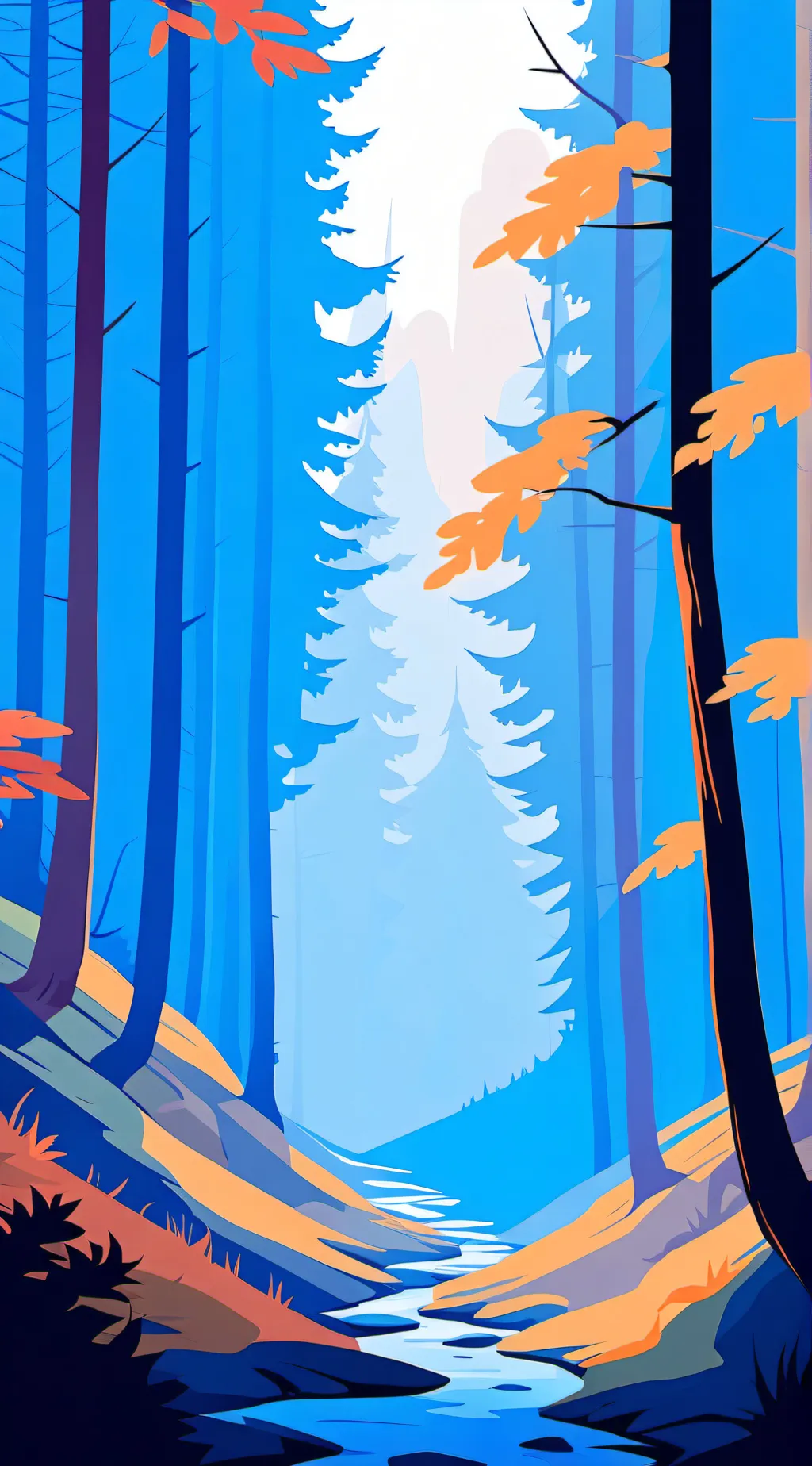 ai character: Forest RPG background