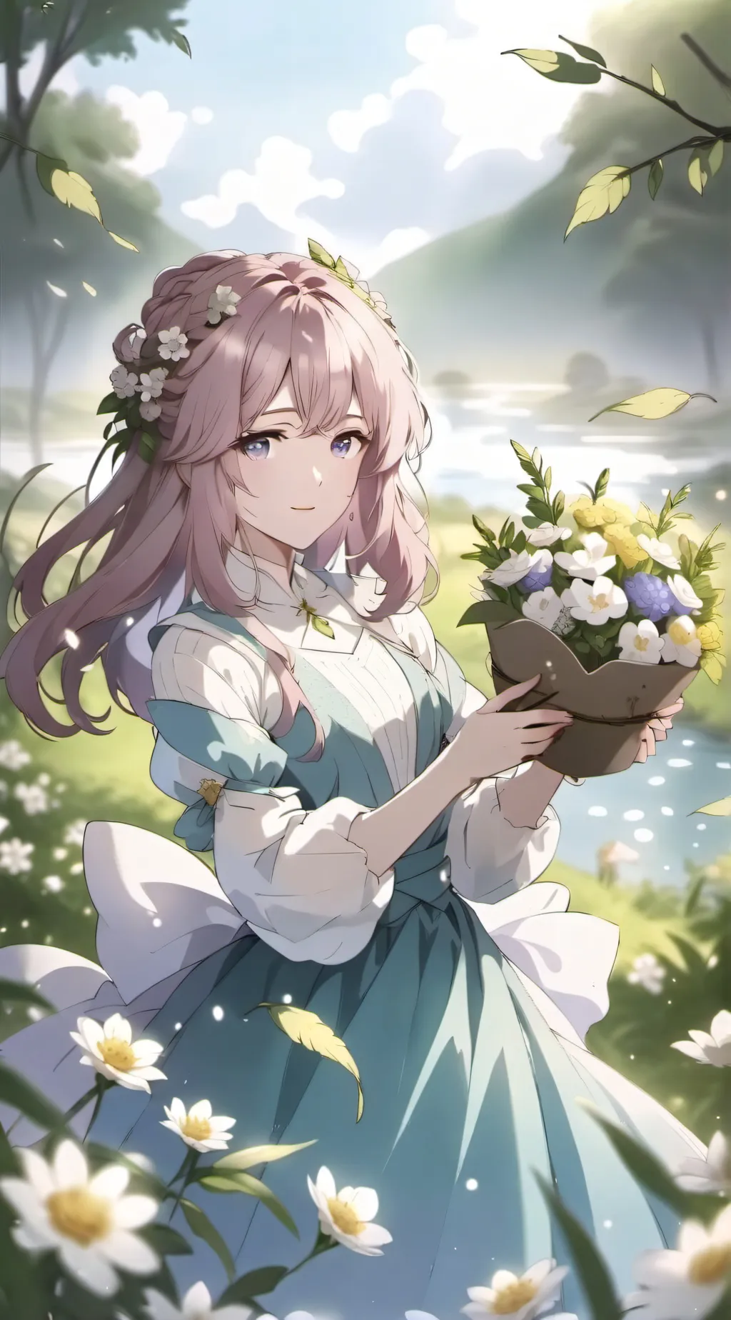 ai character: kitsune background