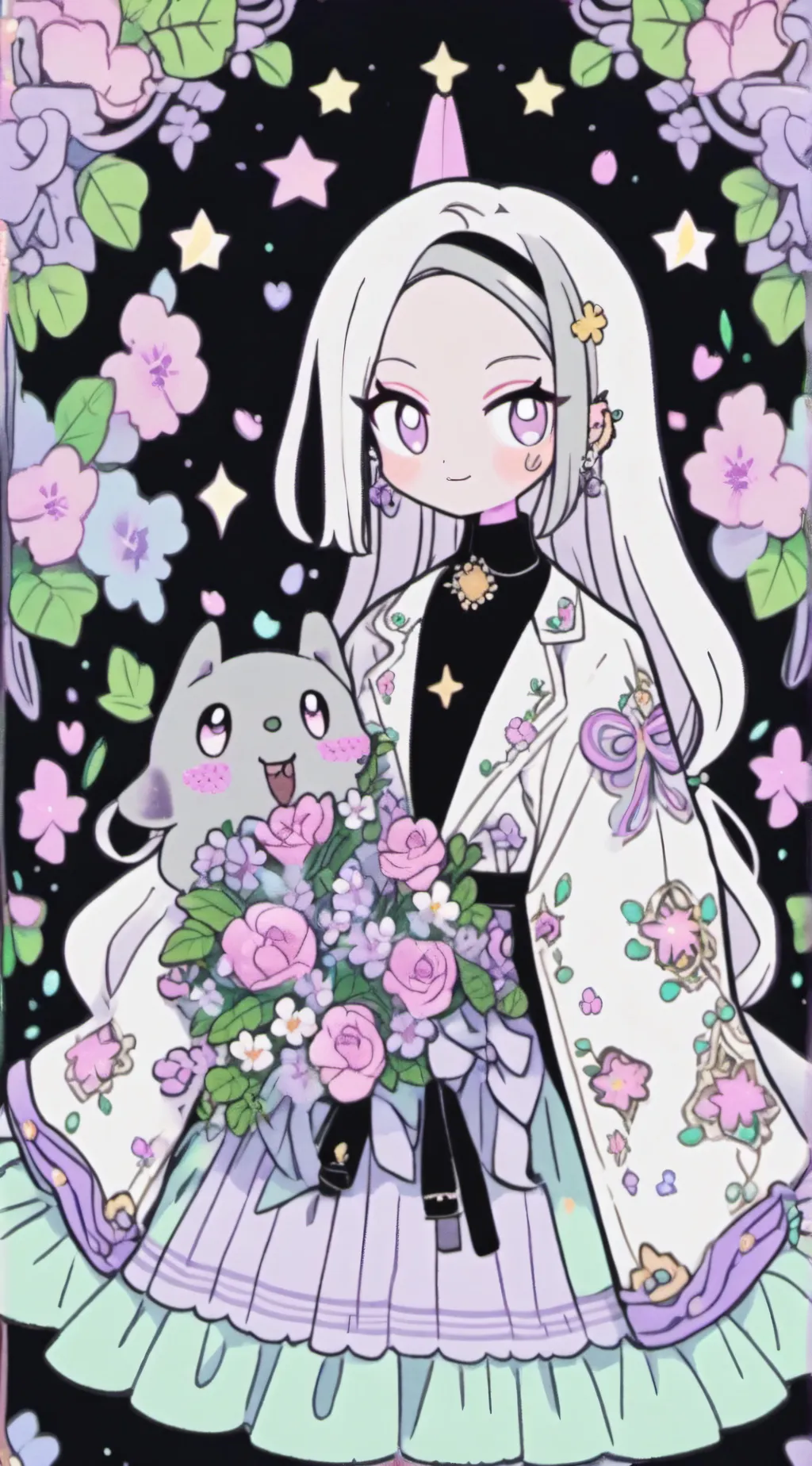 ai character: Demon slayer  background