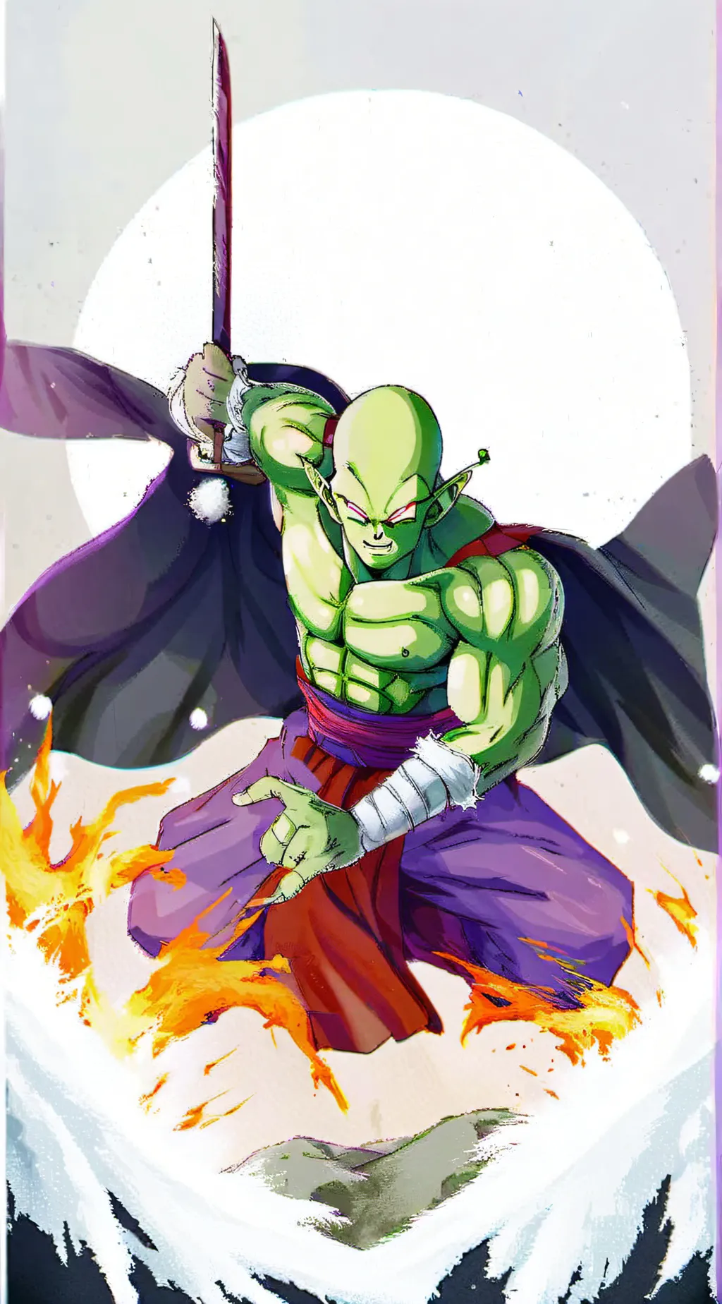 ai character: piccolo background