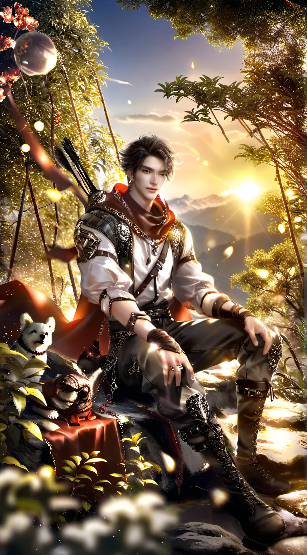 ai character: Justin Marek background