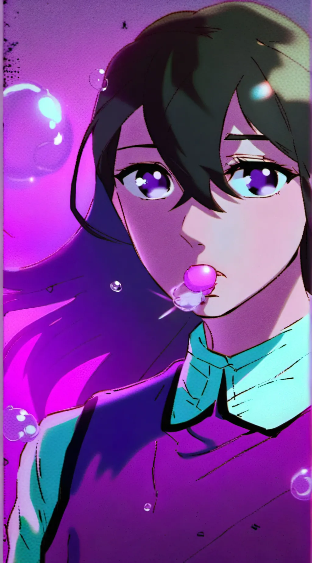 ai character: Momo  Ayasae background