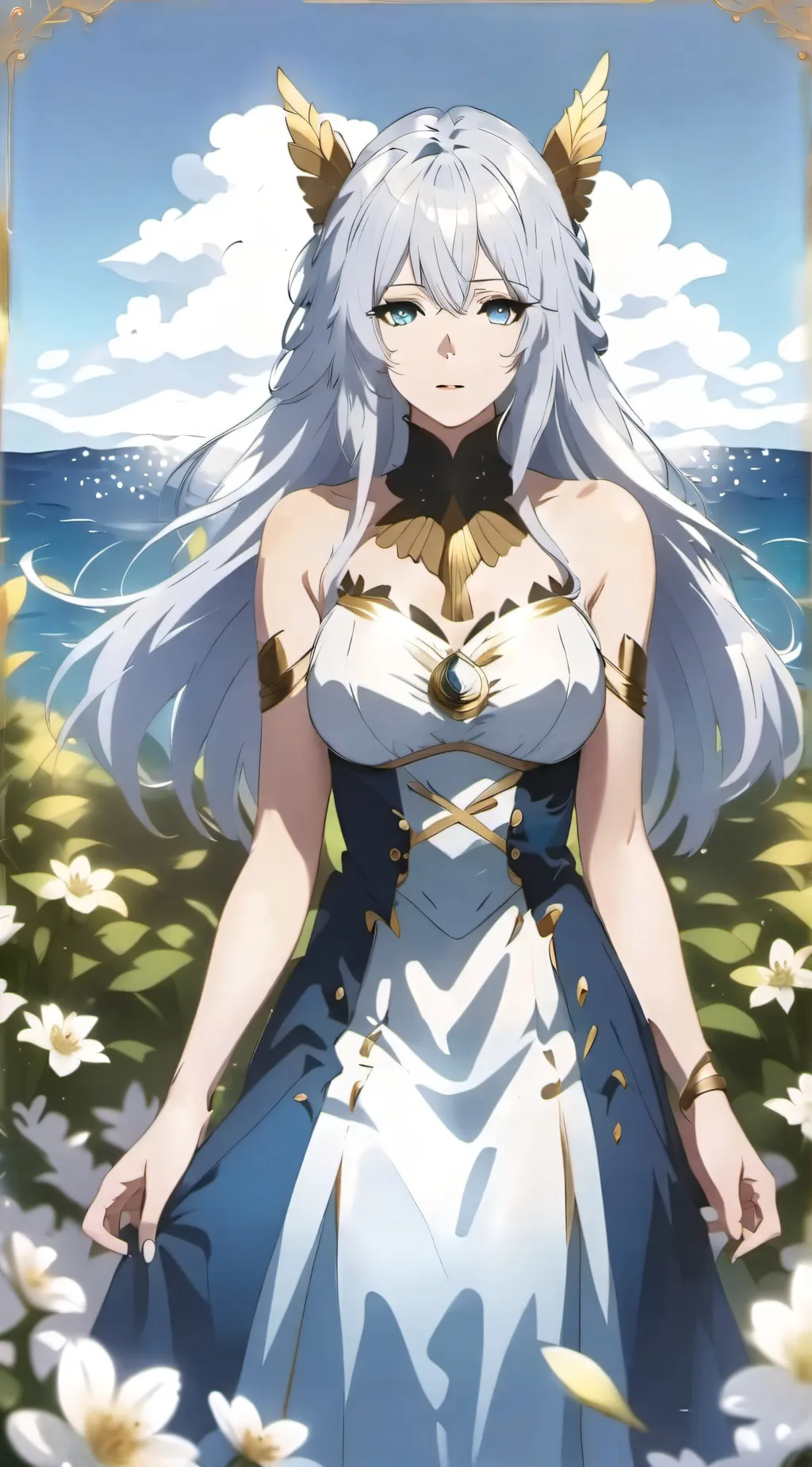 ai character: Spring background